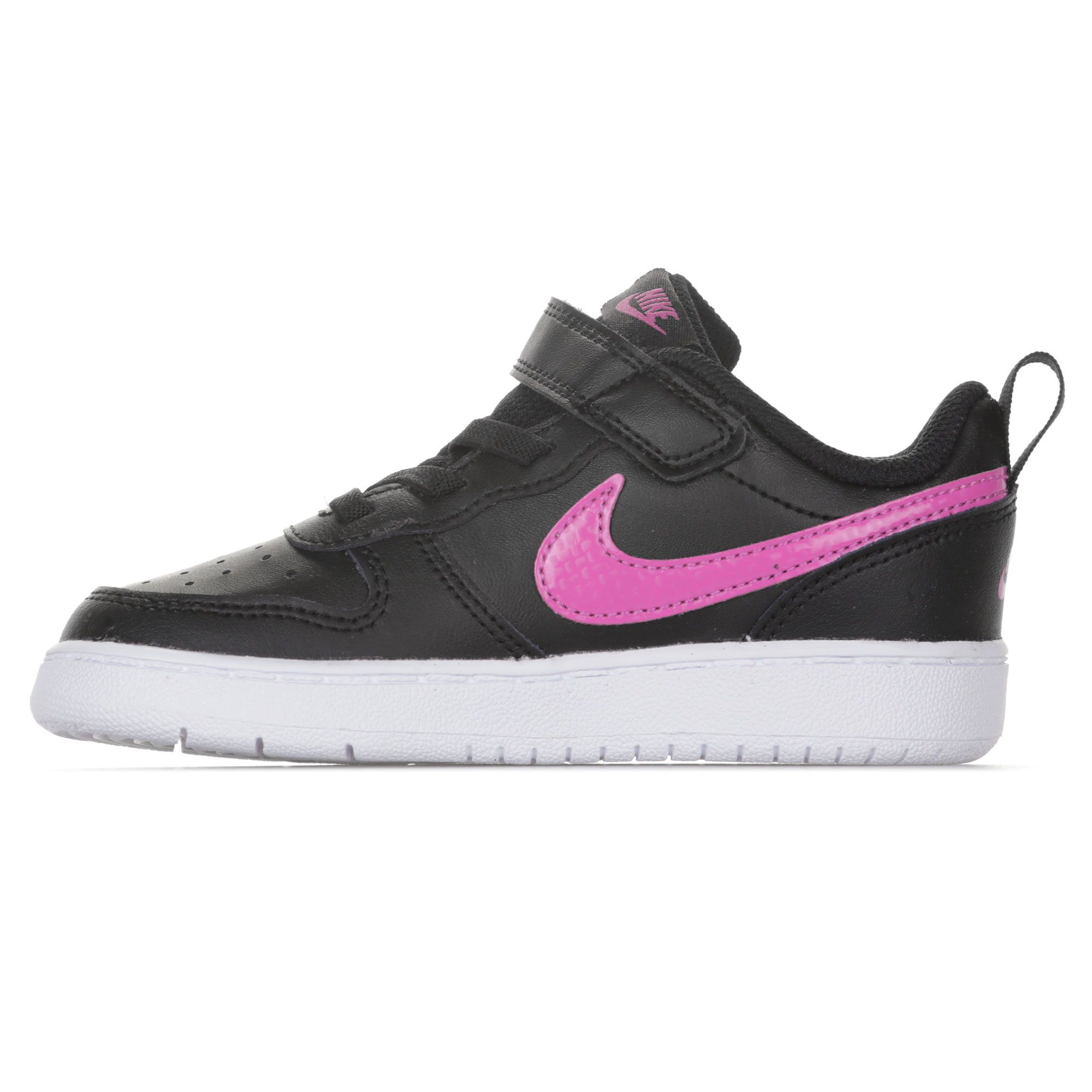 Zapatillas de Paseo Court Borough Bebé Negro - Fútbol Factory