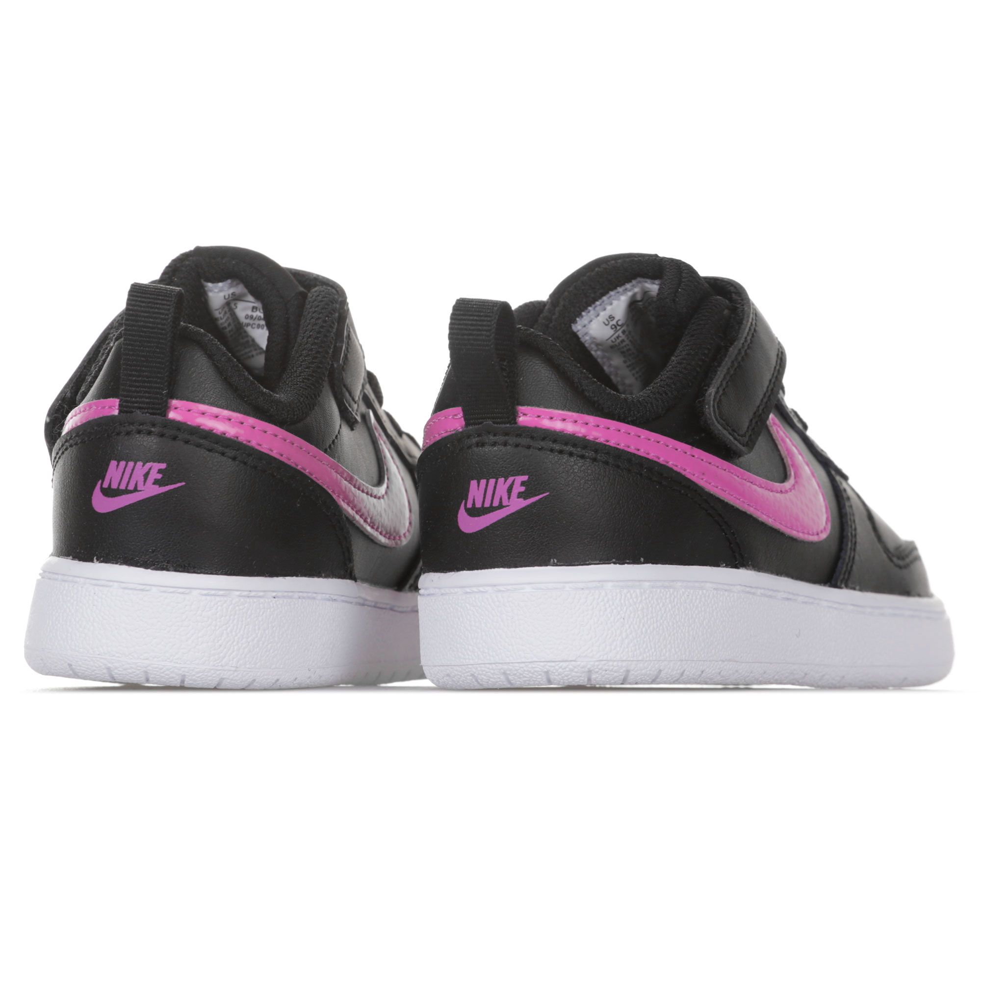 Zapatillas de Paseo Court Borough Bebé Negro - Fútbol Factory