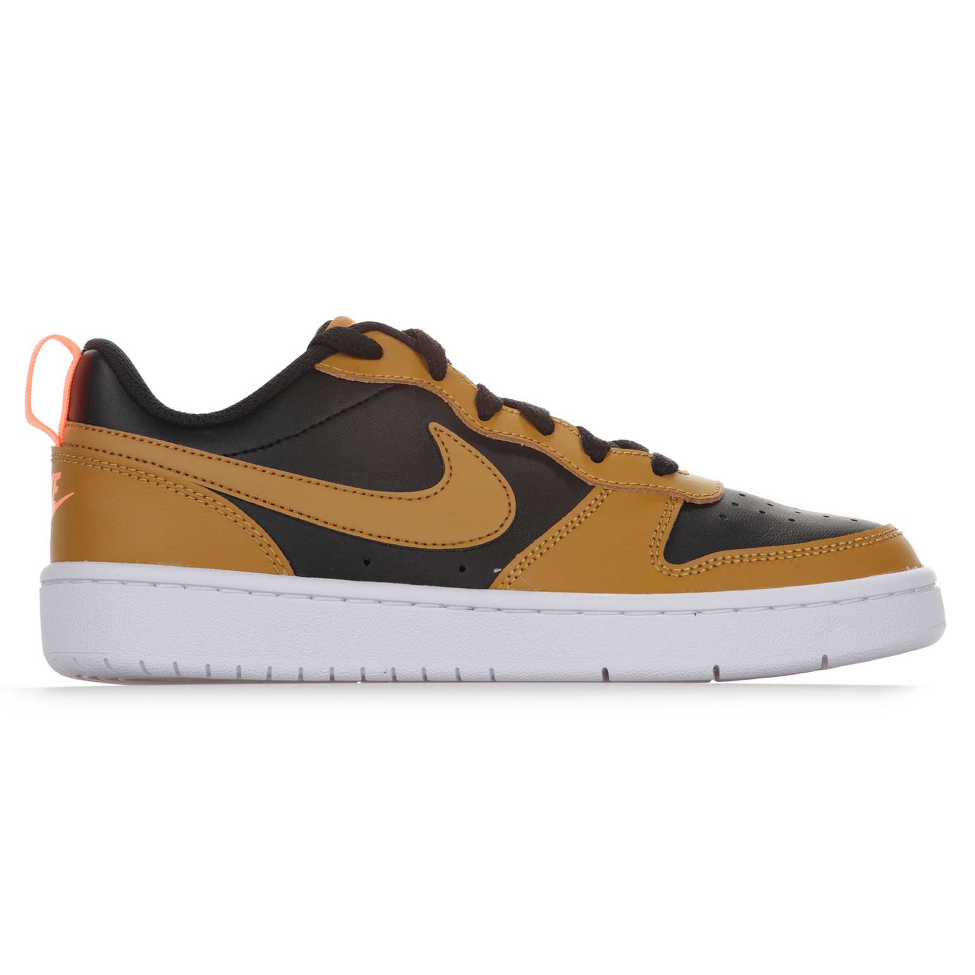 Zapatillas de Paseo Court Borough Low 2 Junior Negro Marrón - Fútbol Factory