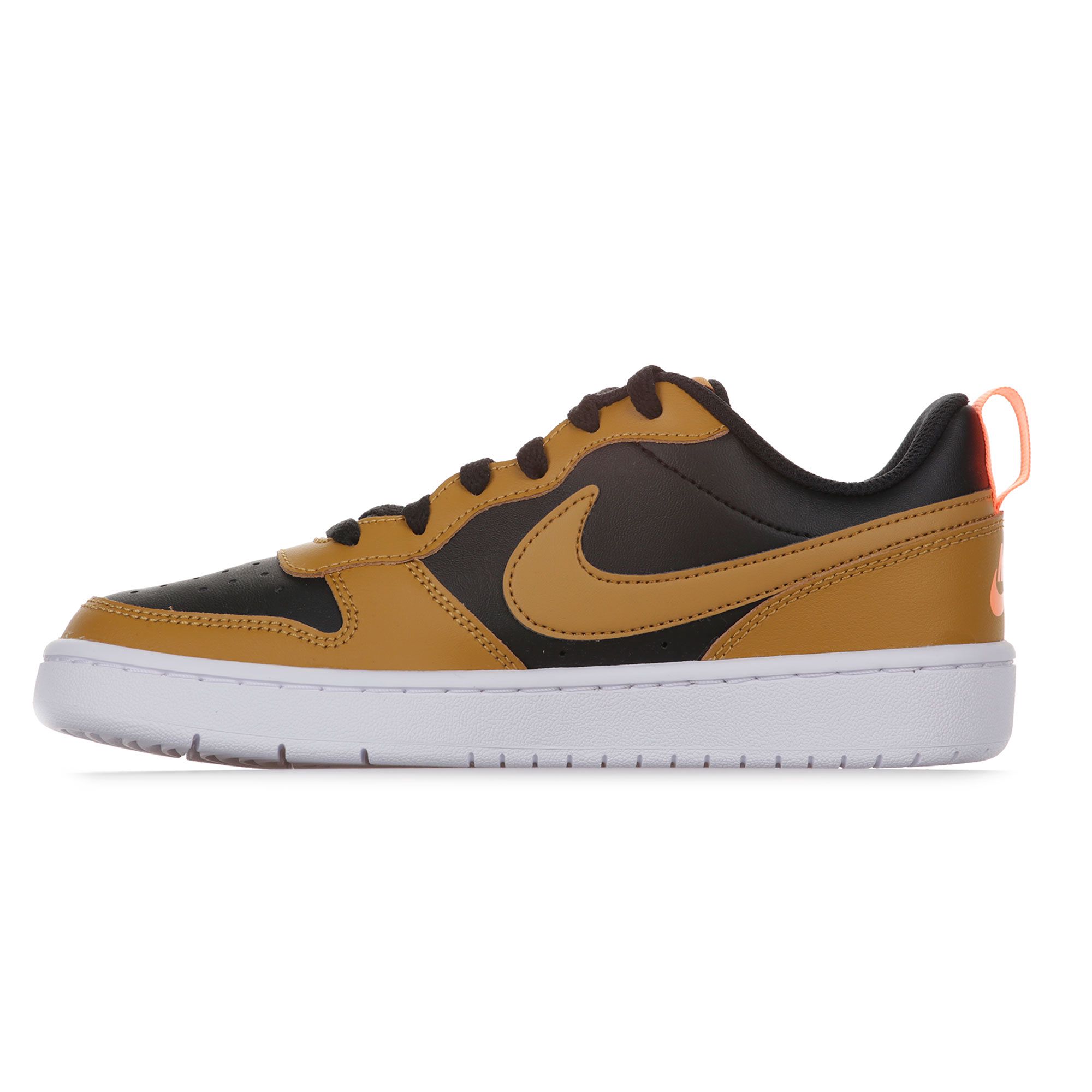 Zapatillas de Paseo Court Borough Low 2 Junior Negro Marrón - Fútbol Factory