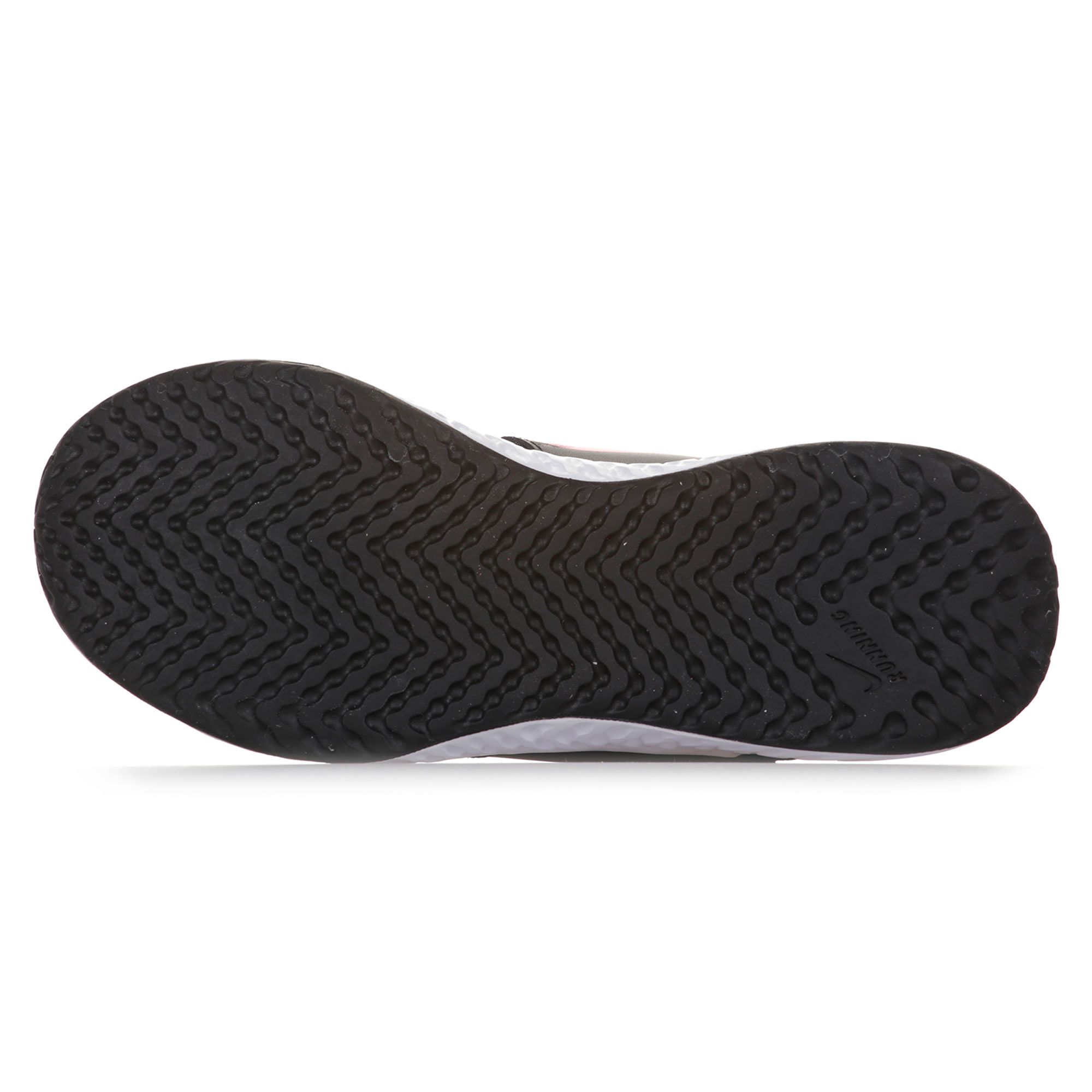 Zapatillas de Running Revolution 5 Velcro Junior Negro - Fútbol Factory
