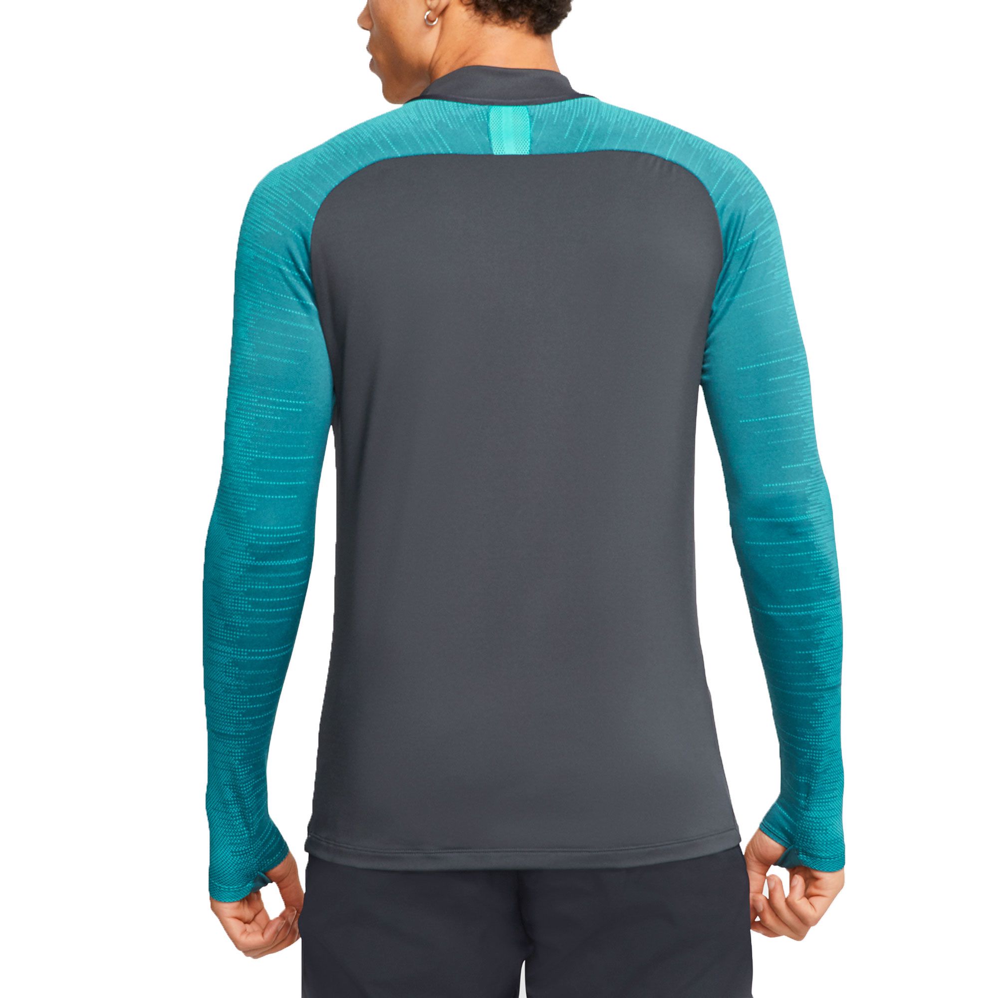 Sudadera de Training FC Barcelona 2019/2020 Dri-FIT Strike Gris Verde - Fútbol Factory