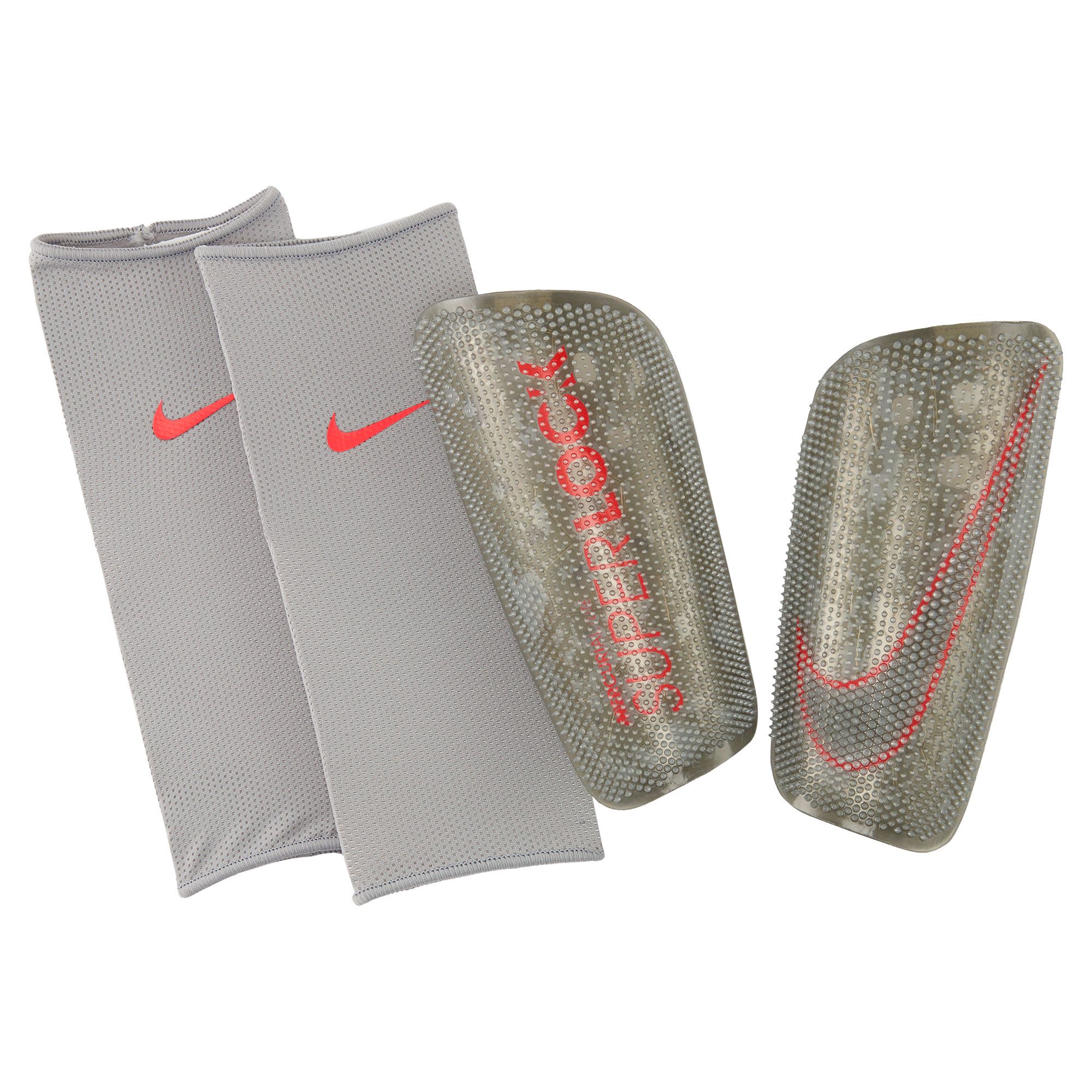 Espinilleras Mercurial Lite Plata - Fútbol Factory