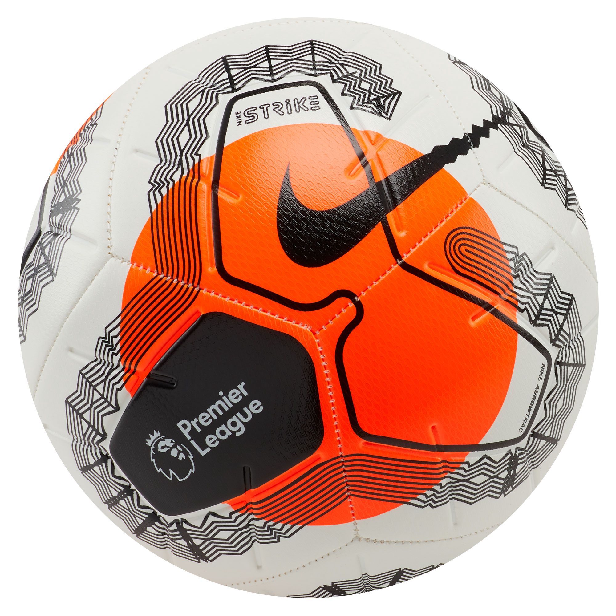 Balón de Fútbol 11 Strike Premier League 2019/2020 Blanco Naranja - Fútbol Factory