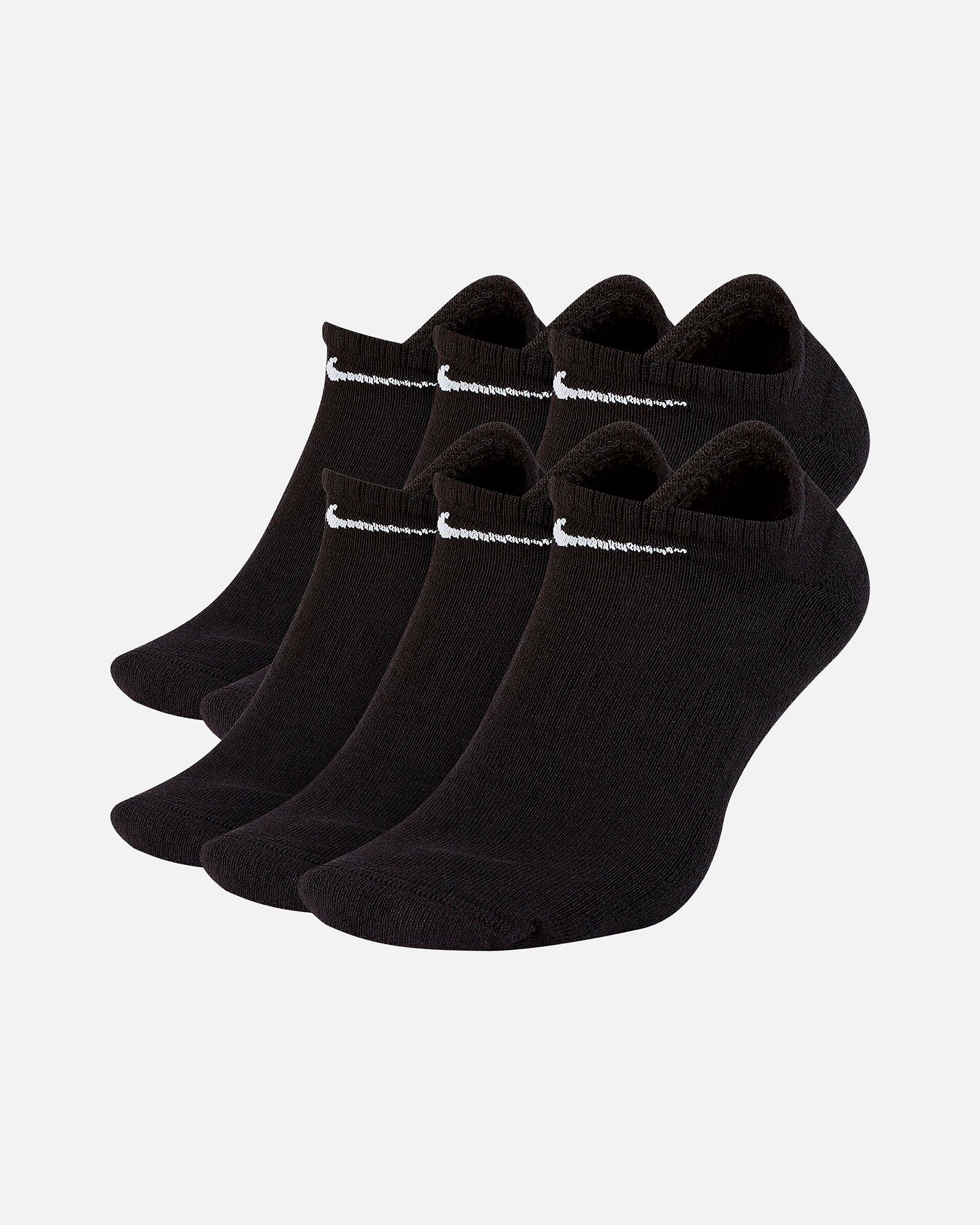Calcetines Everyday Lightwieght No-Show Negro - Fútbol Factory