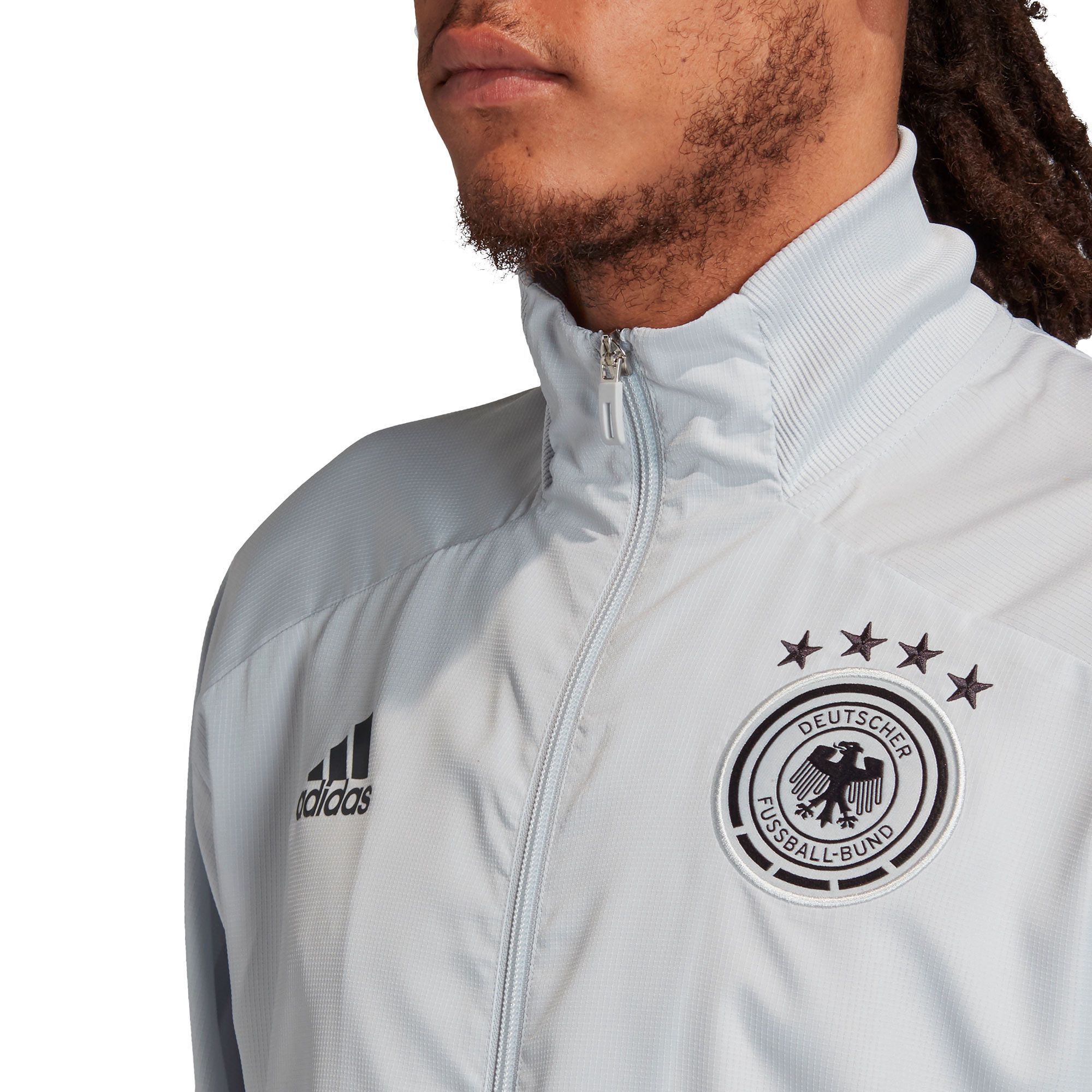 Chaqueta de Paseo Alemania Eurocopa 2021 Gris - Fútbol Factory
