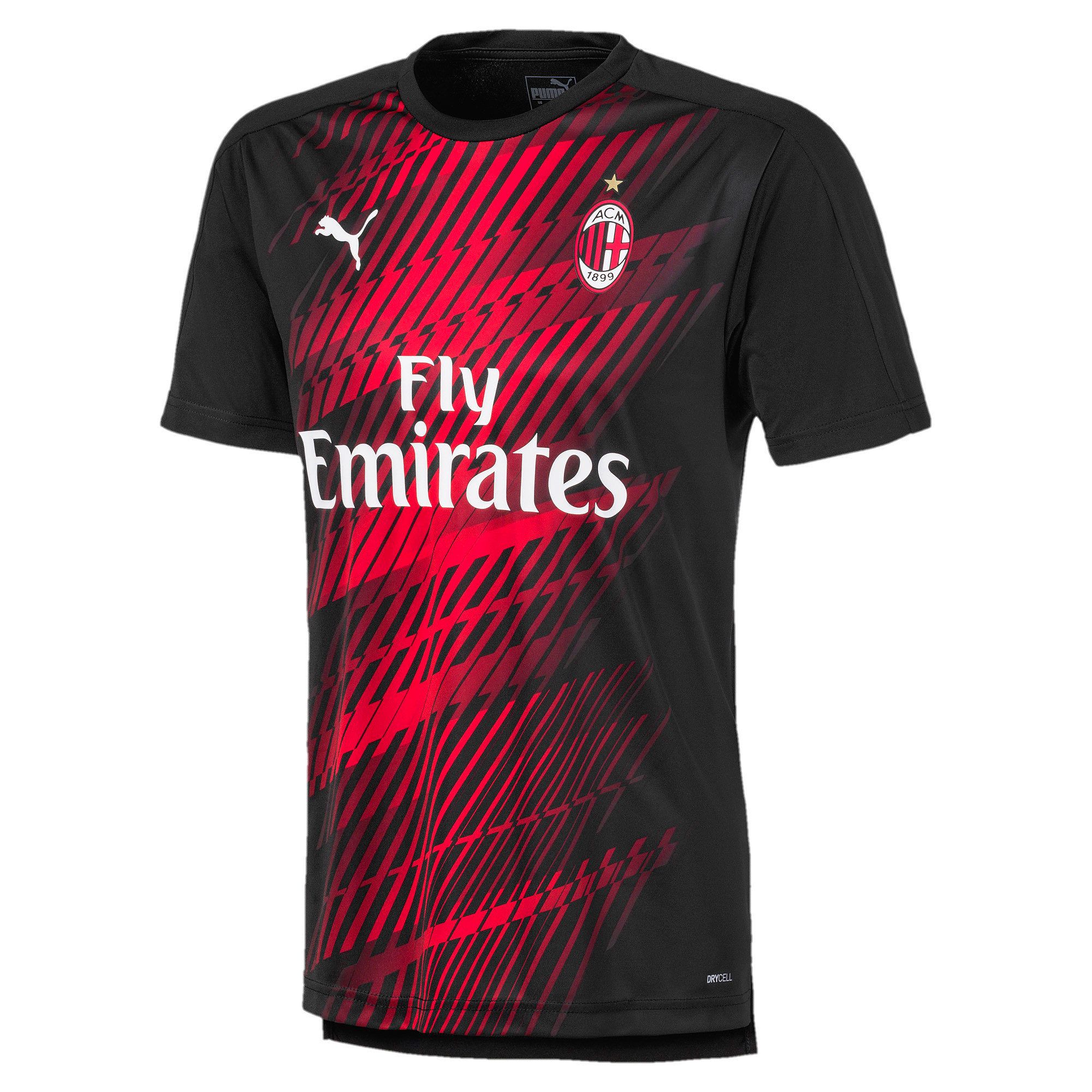 Camiseta Pre-Match AC Milan 2019/2020 Stadium Negro - Fútbol Factory