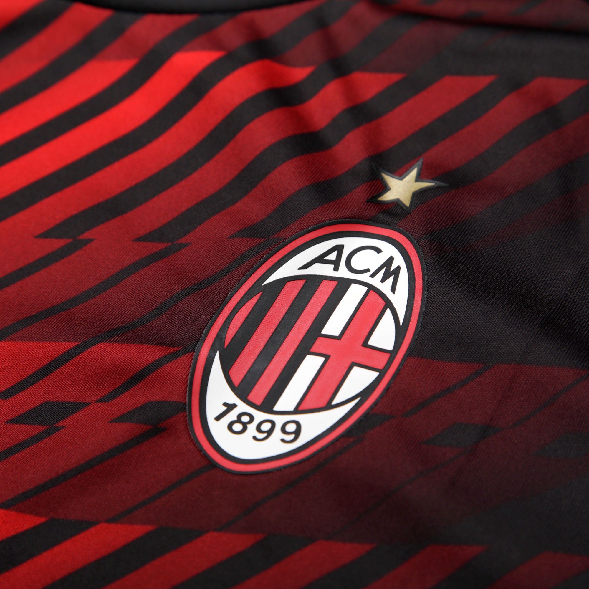 Camiseta Pre-Match AC Milan 2019/2020 Stadium Negro - Fútbol Factory