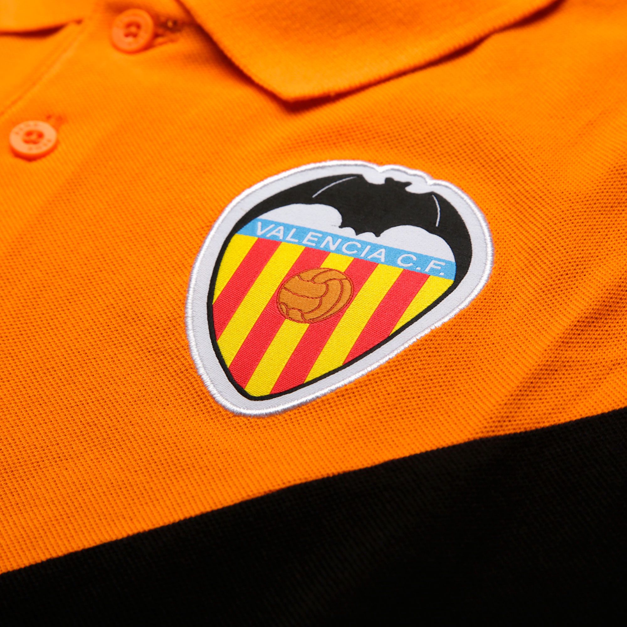 Polo de Paseo Valencia CF 2019/2020 Iconic MSC Negro - Fútbol Factory