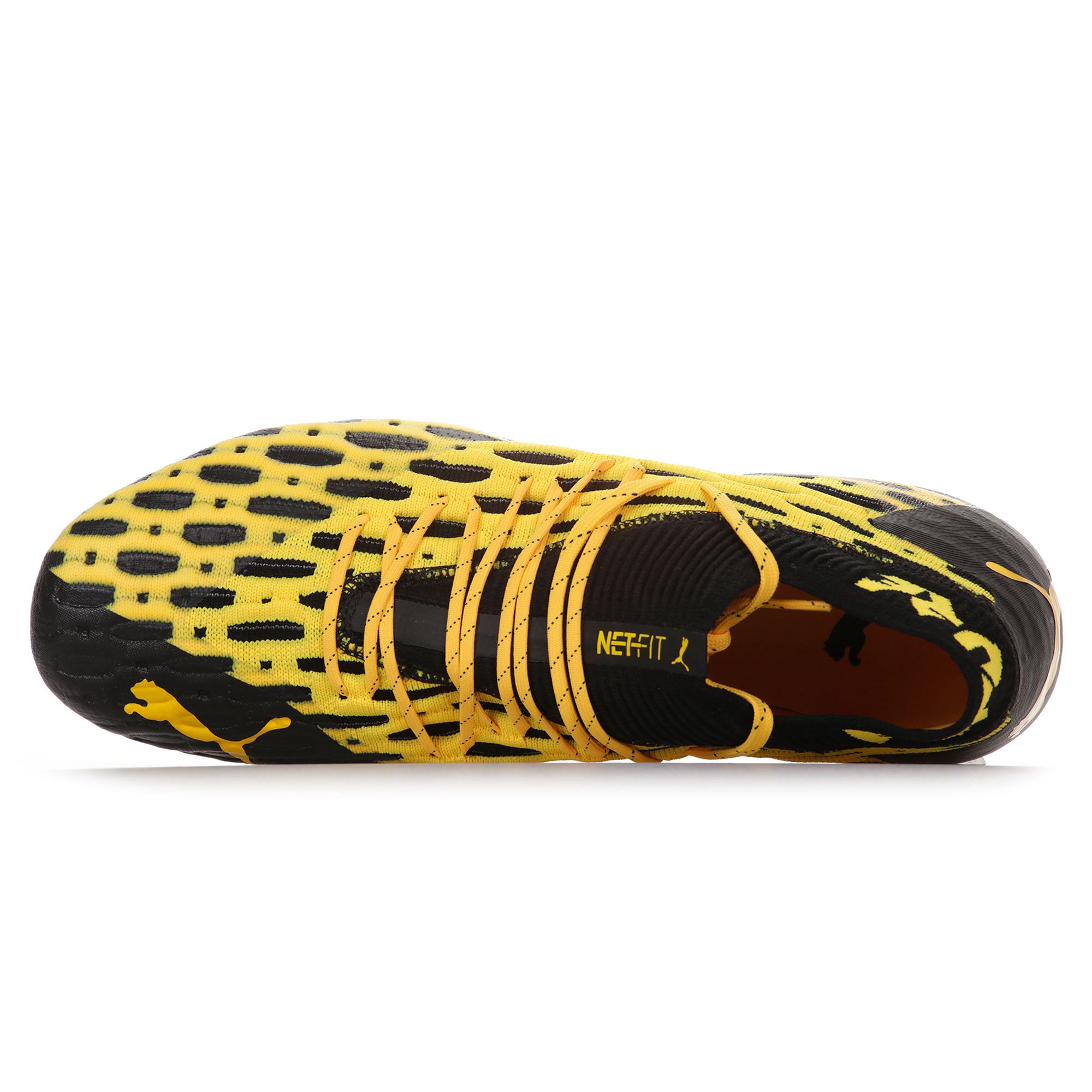 Botas de fútbol Puma Future 5.1 NETFIT FG/AG Amarillo Negro - Fútbol Factory