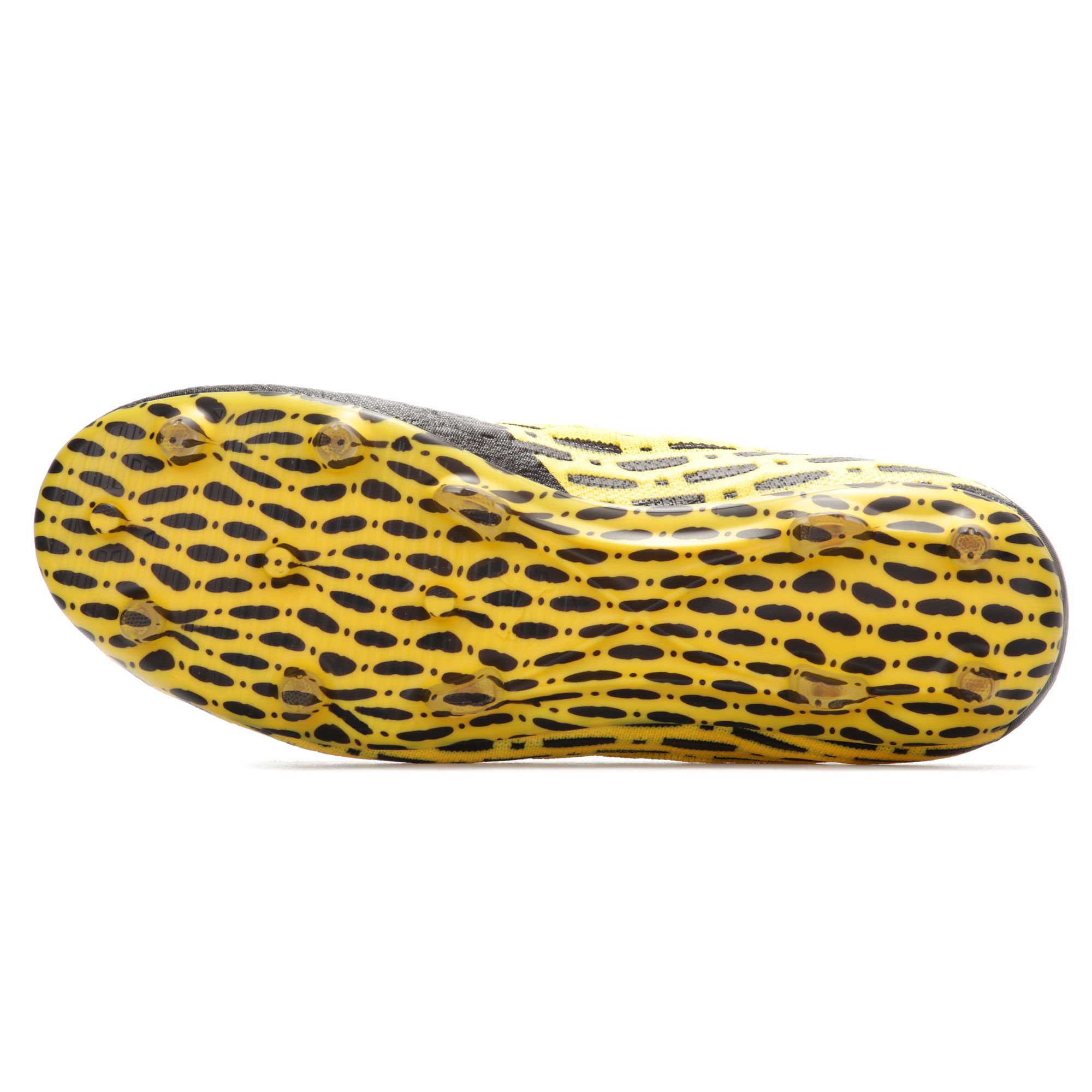 Botas de fútbol Puma Future 5.1 NETFIT FG/AG Junior Amarillo Negro - Fútbol Factory
