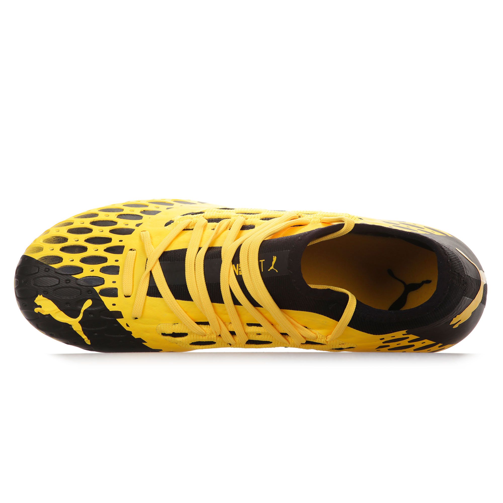 Botas de fútbol Puma Future 5.3 NETFIT MG Junior Amarillo Negro - Fútbol Factory
