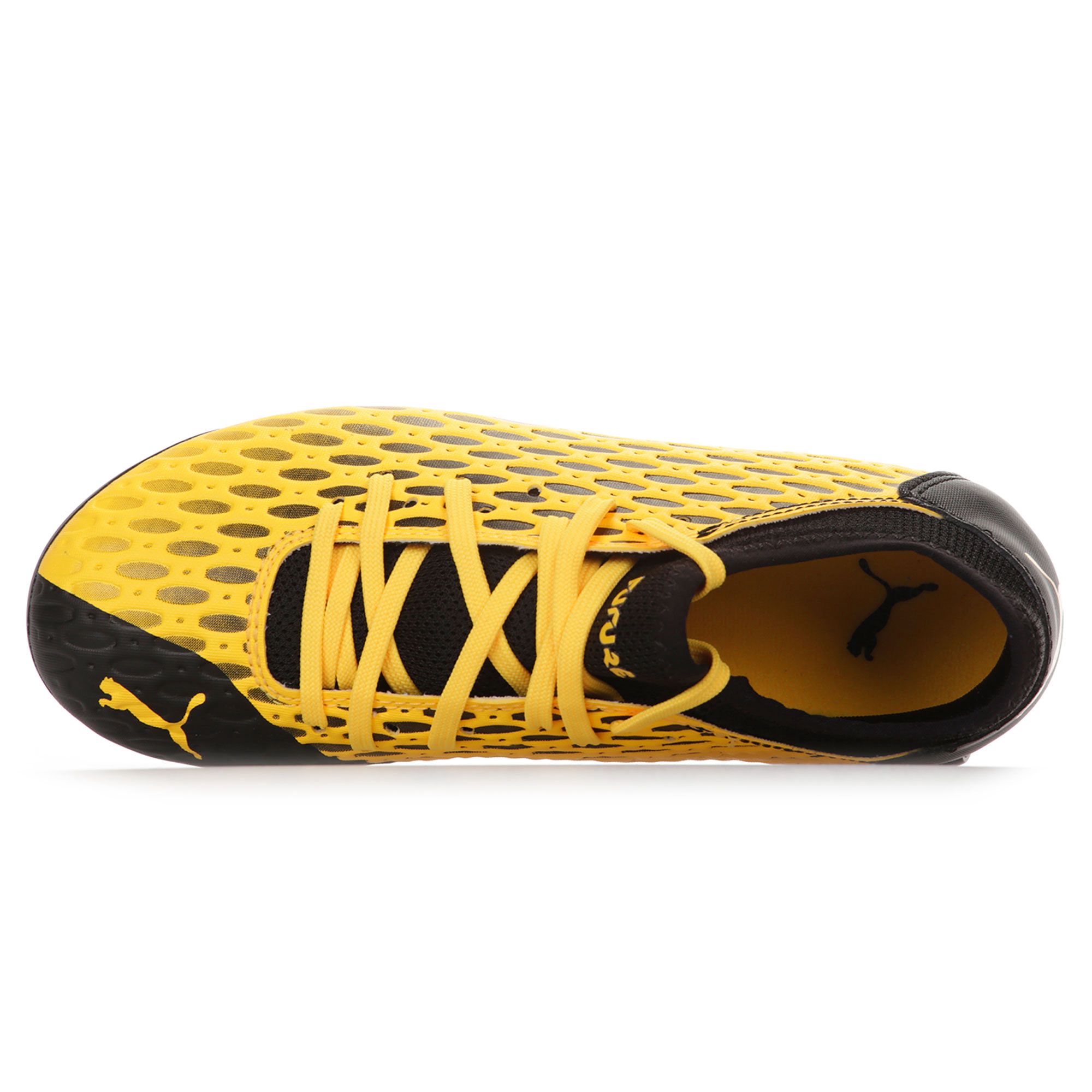 Botas de fútbol Puma Future 5.4 MG Junior Amarillo Negro - Fútbol Factory
