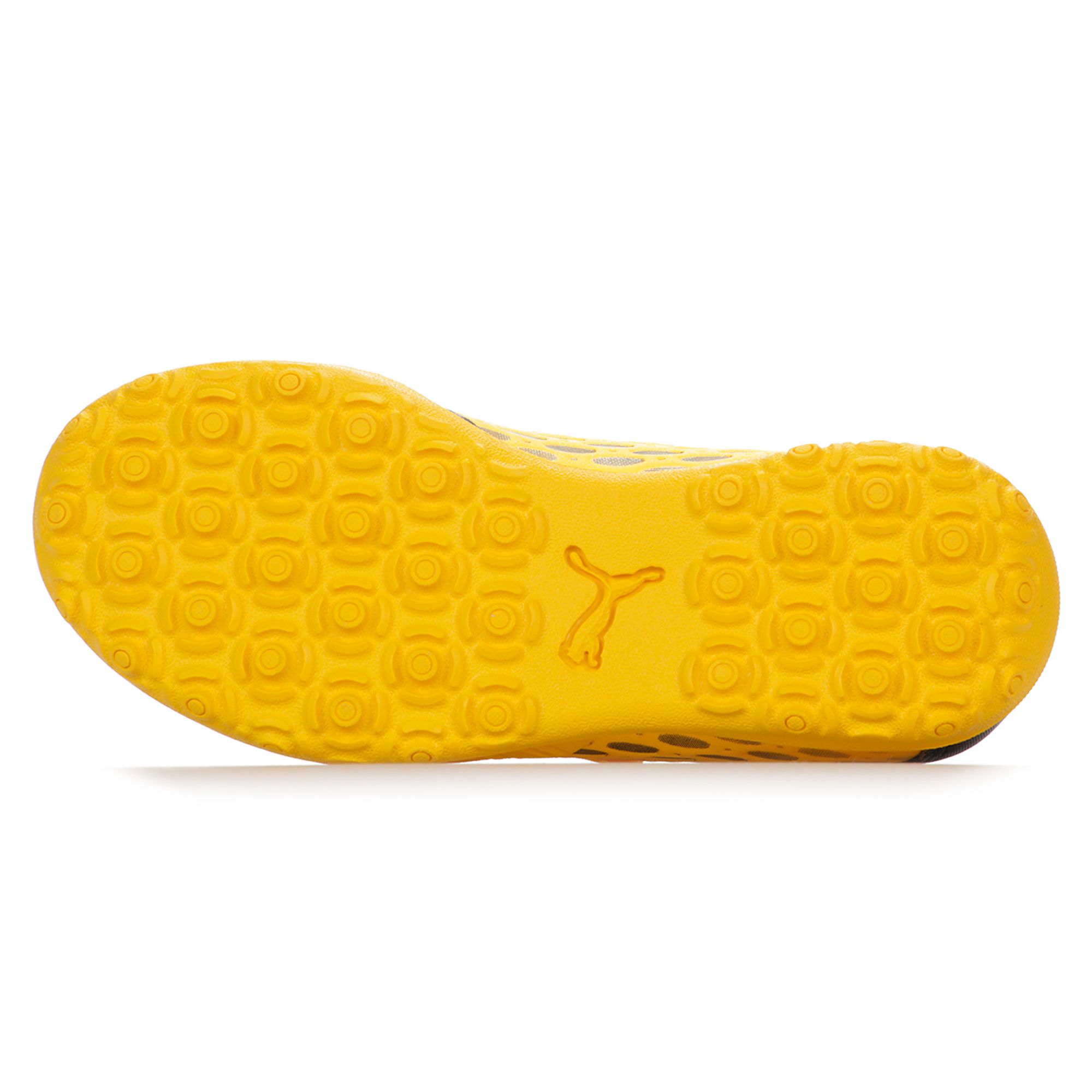 Botas de Fútbol Puma Future 5.4 Multitaco Velcro Junior Amarillo Negro - Fútbol Factory
