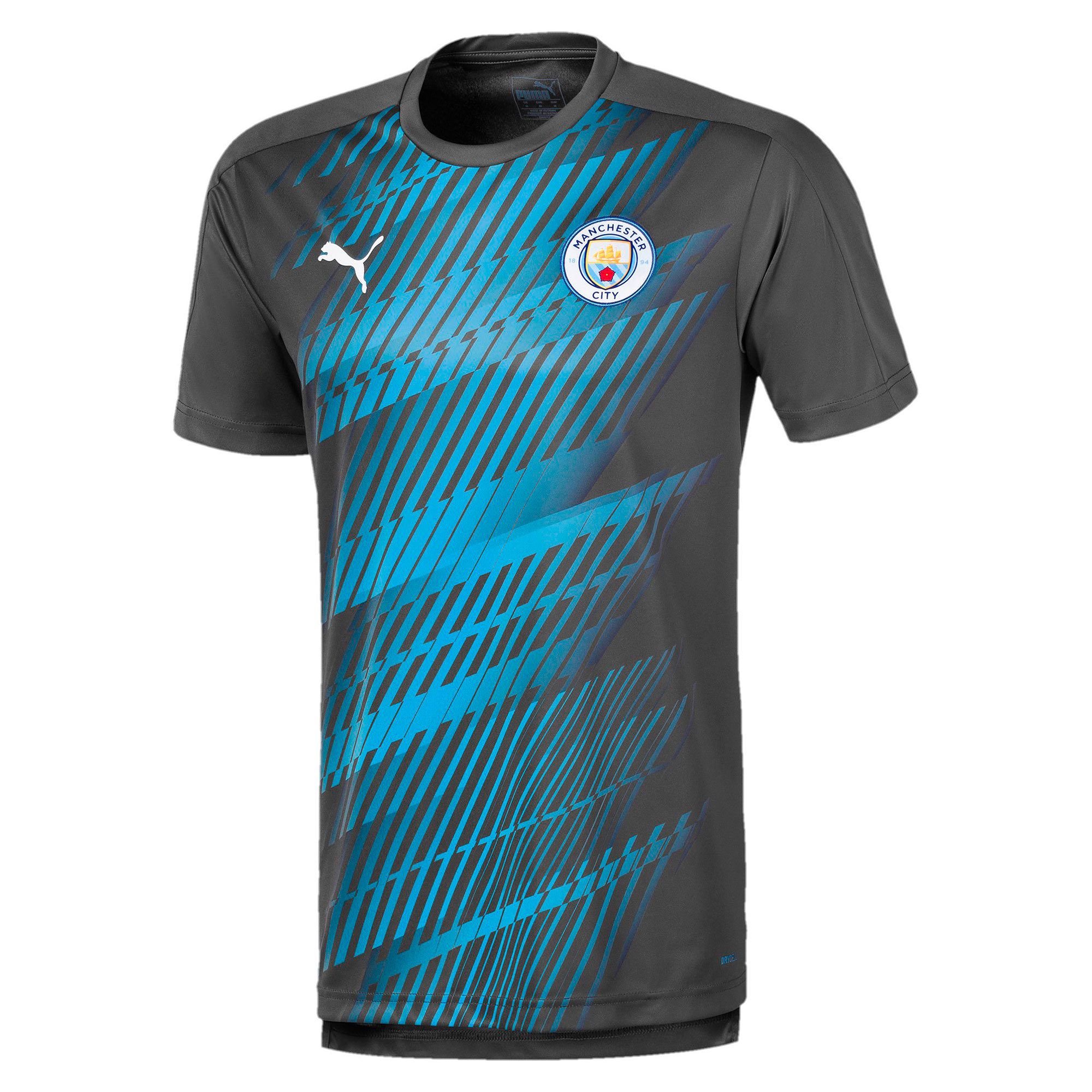 Camiseta Pre-Match Manchester City 2019/2020 Gris - Fútbol Factory
