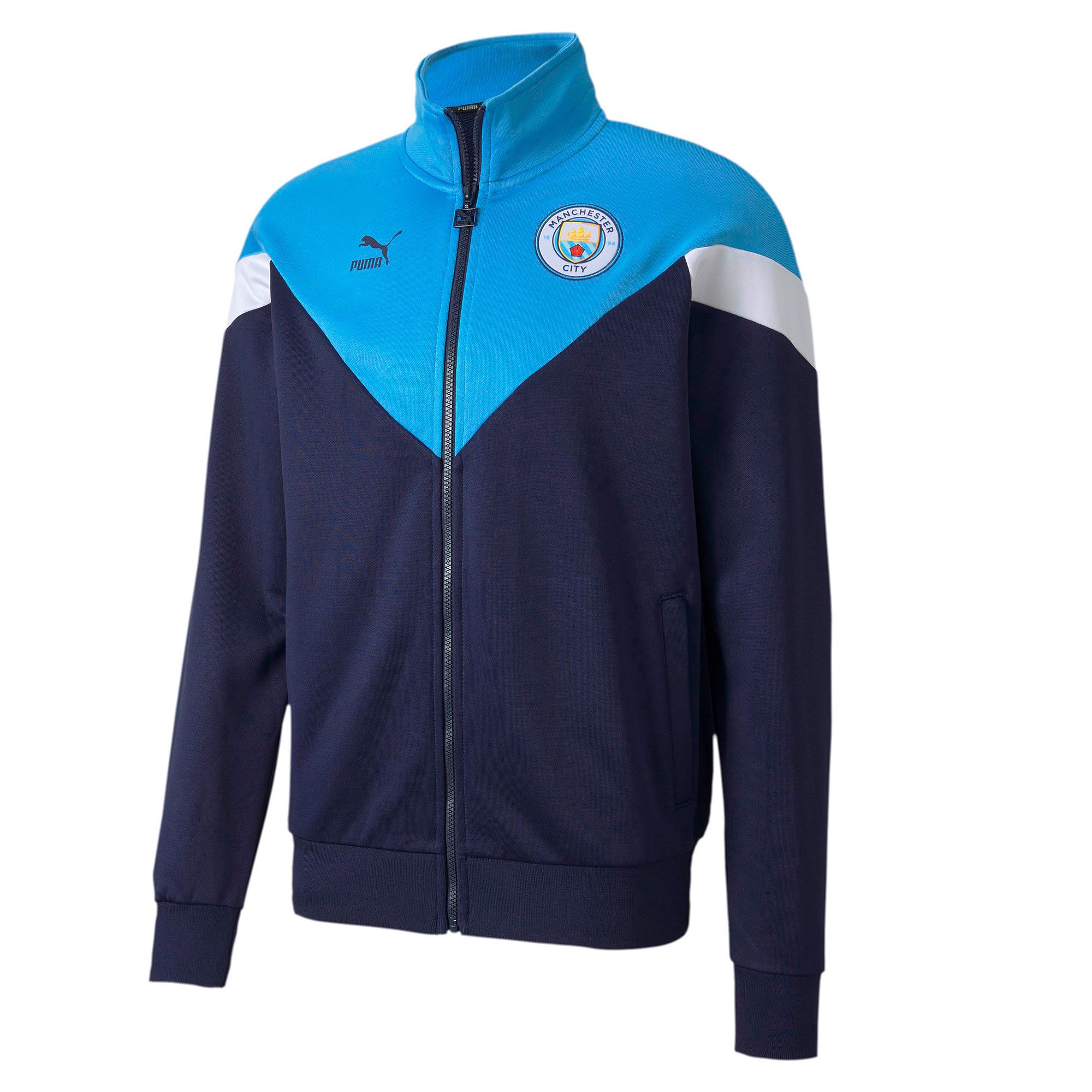 Chaqueta de Paseo Manchester City 2019/2020 Iconic Azul - Fútbol Factory
