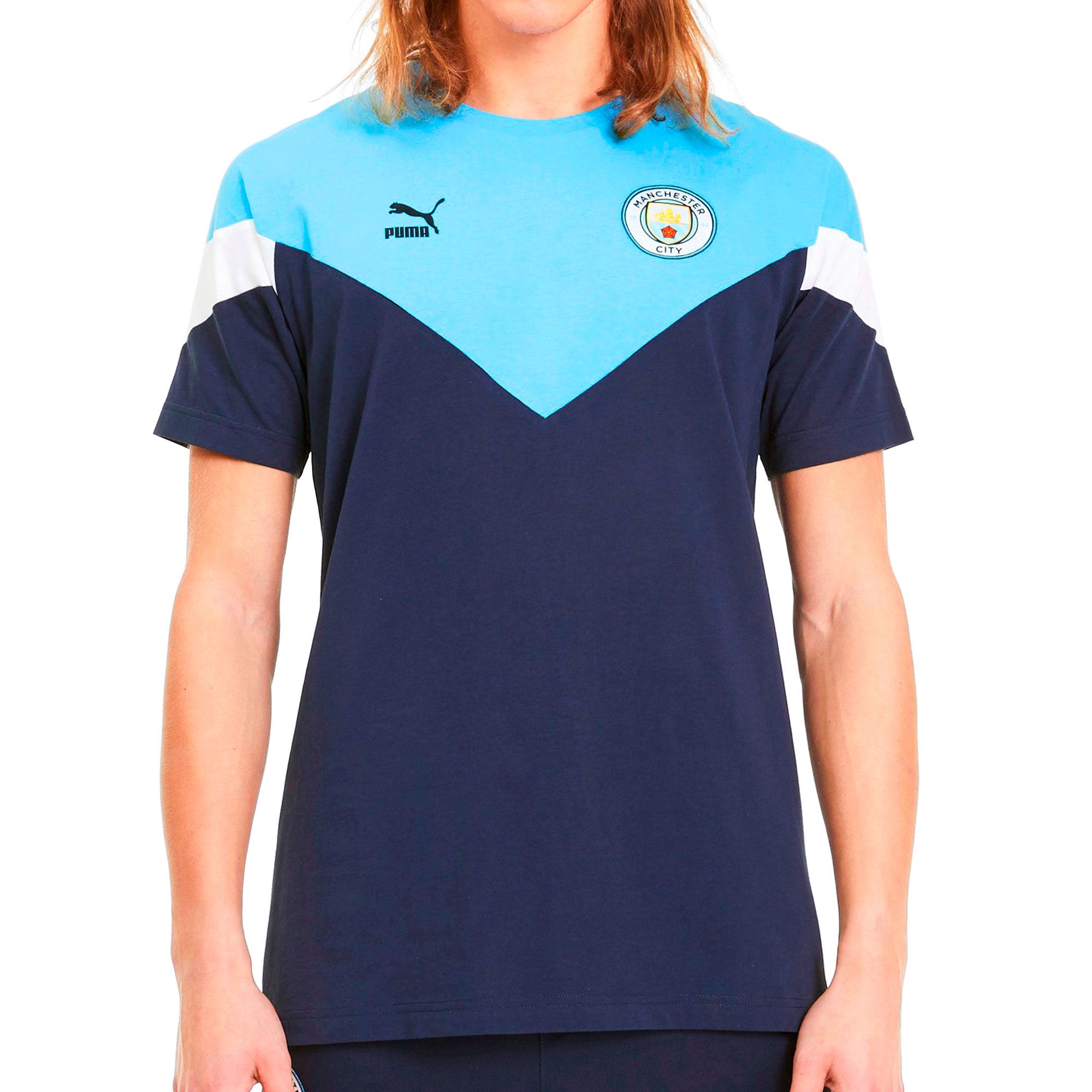 Camiseta de Paseo Manchester City 2019/2020 Iconic Azul - Fútbol Factory