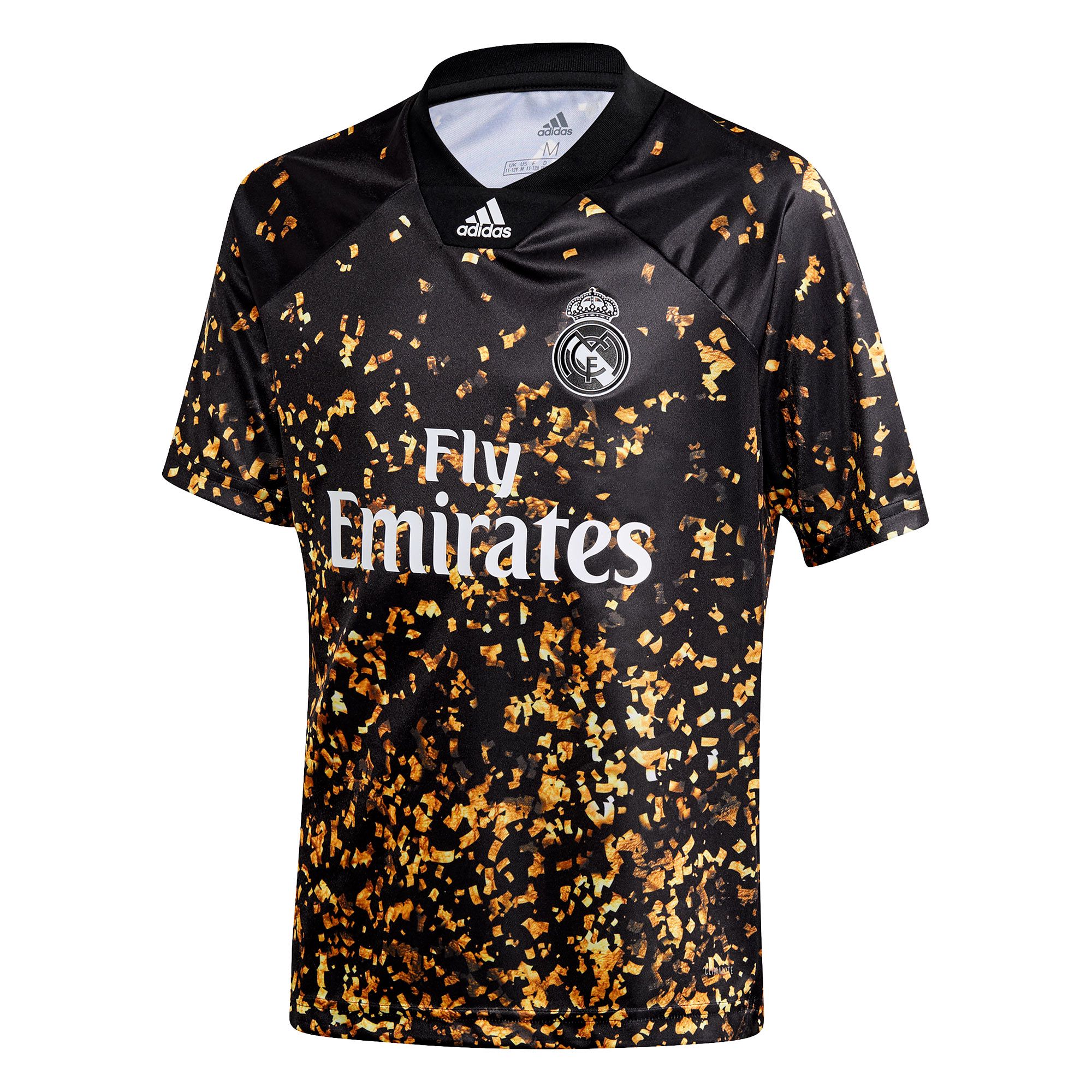 Camiseta 4ª Real Madrid 2019/2020 EA Sports Junior Negro Dorado - Fútbol Factory