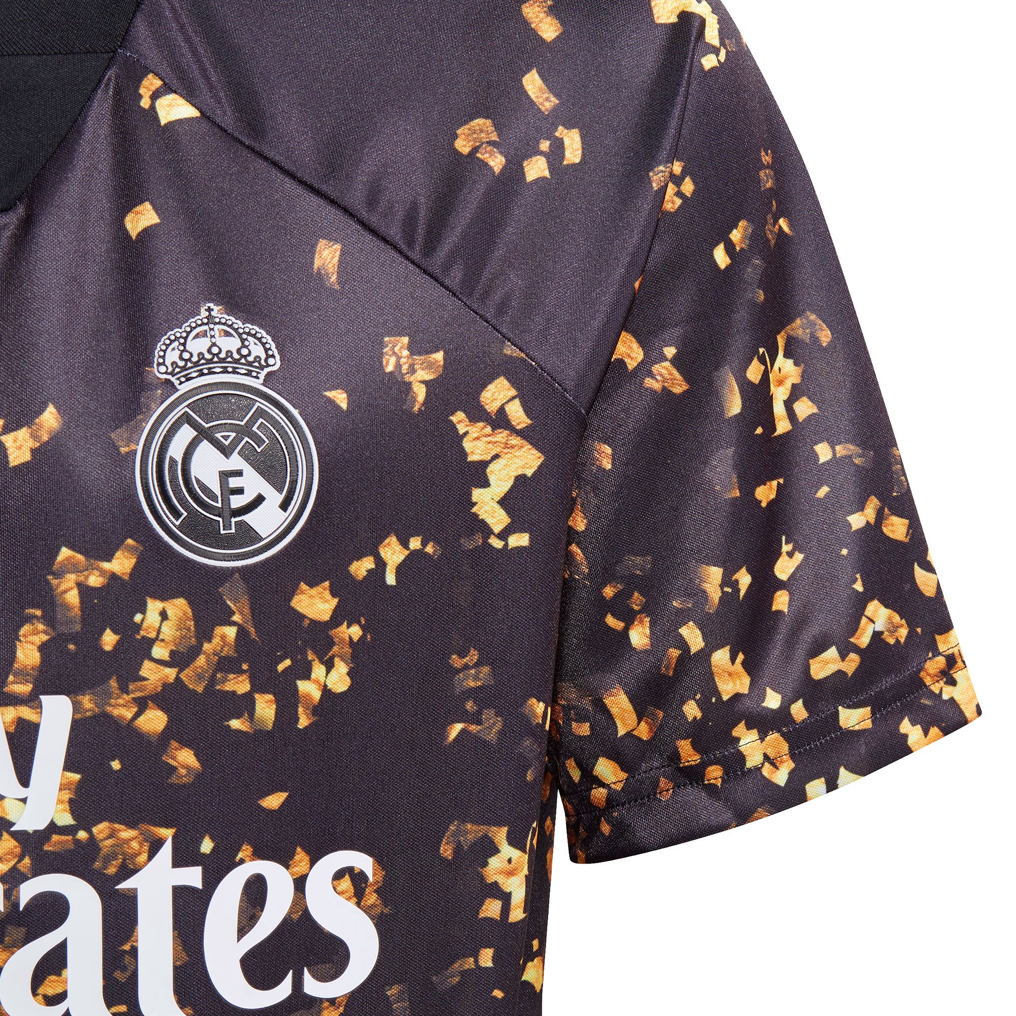 Camiseta 4ª Real Madrid 2019/2020 EA Sports Junior Negro Dorado - Fútbol Factory