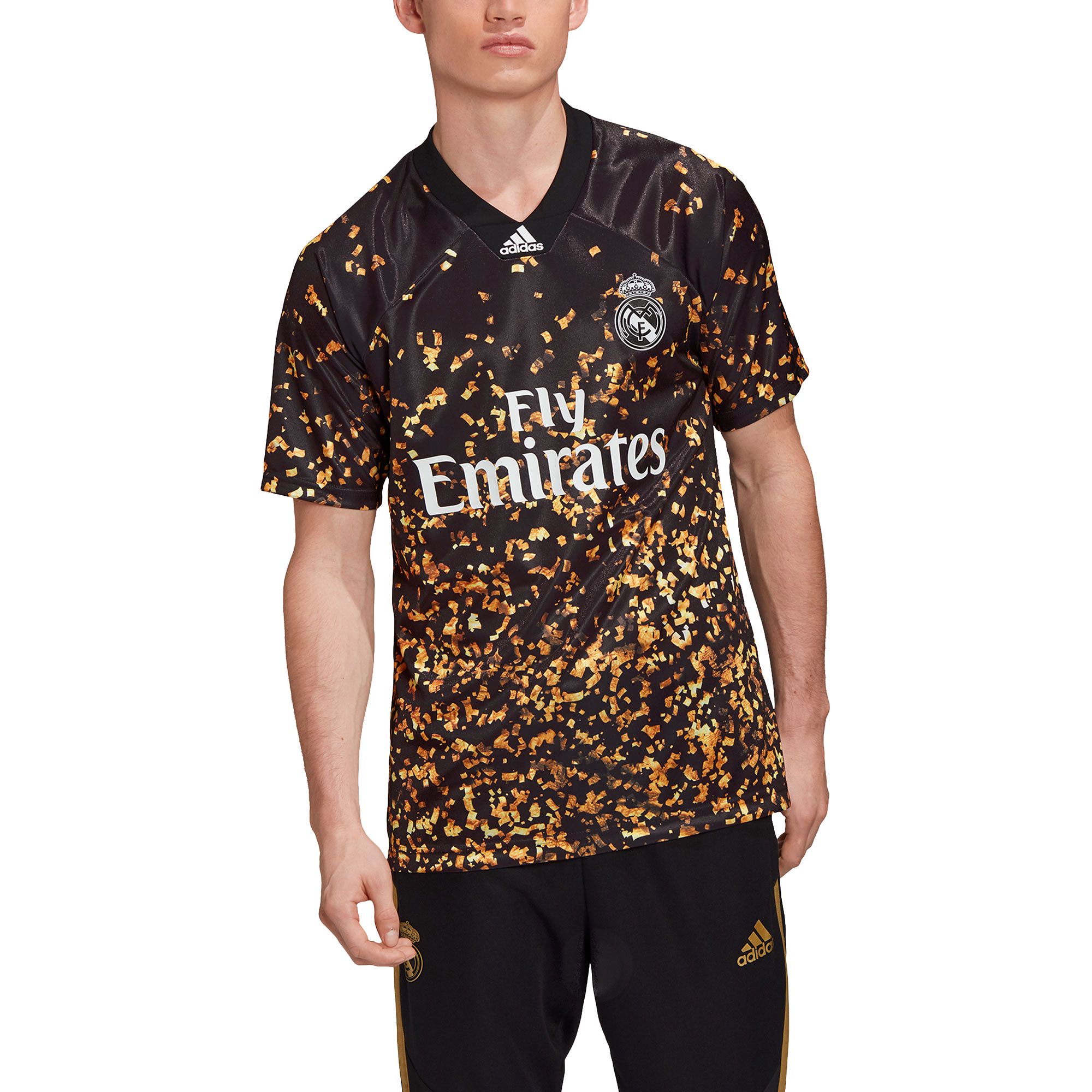 Camiseta 4ª Real Madrid 2019/2020 EA Sports Negro Dorado - Fútbol Factory