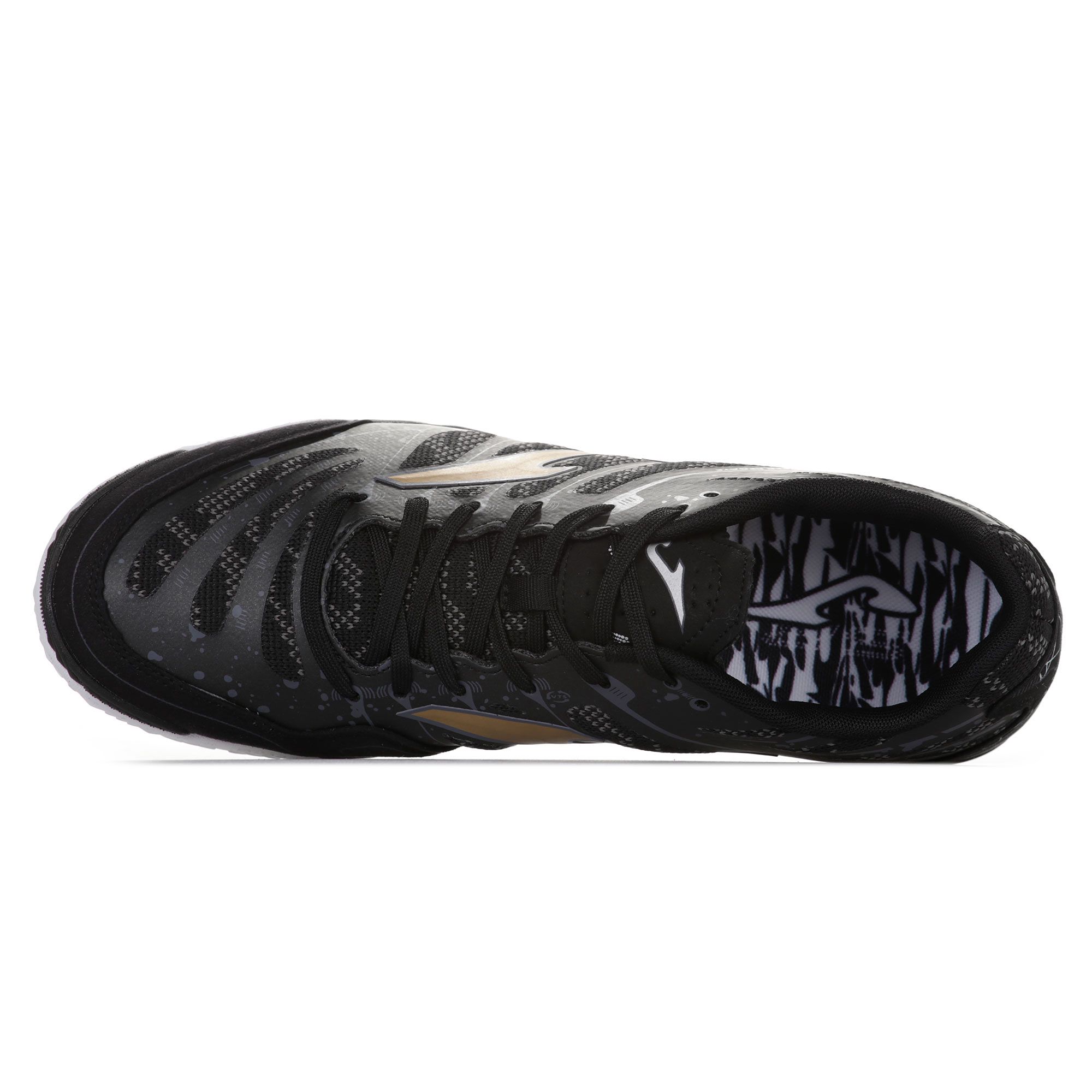 Zapatillas de Fútbol Sala Super Regate Negro Oro - Fútbol Factory