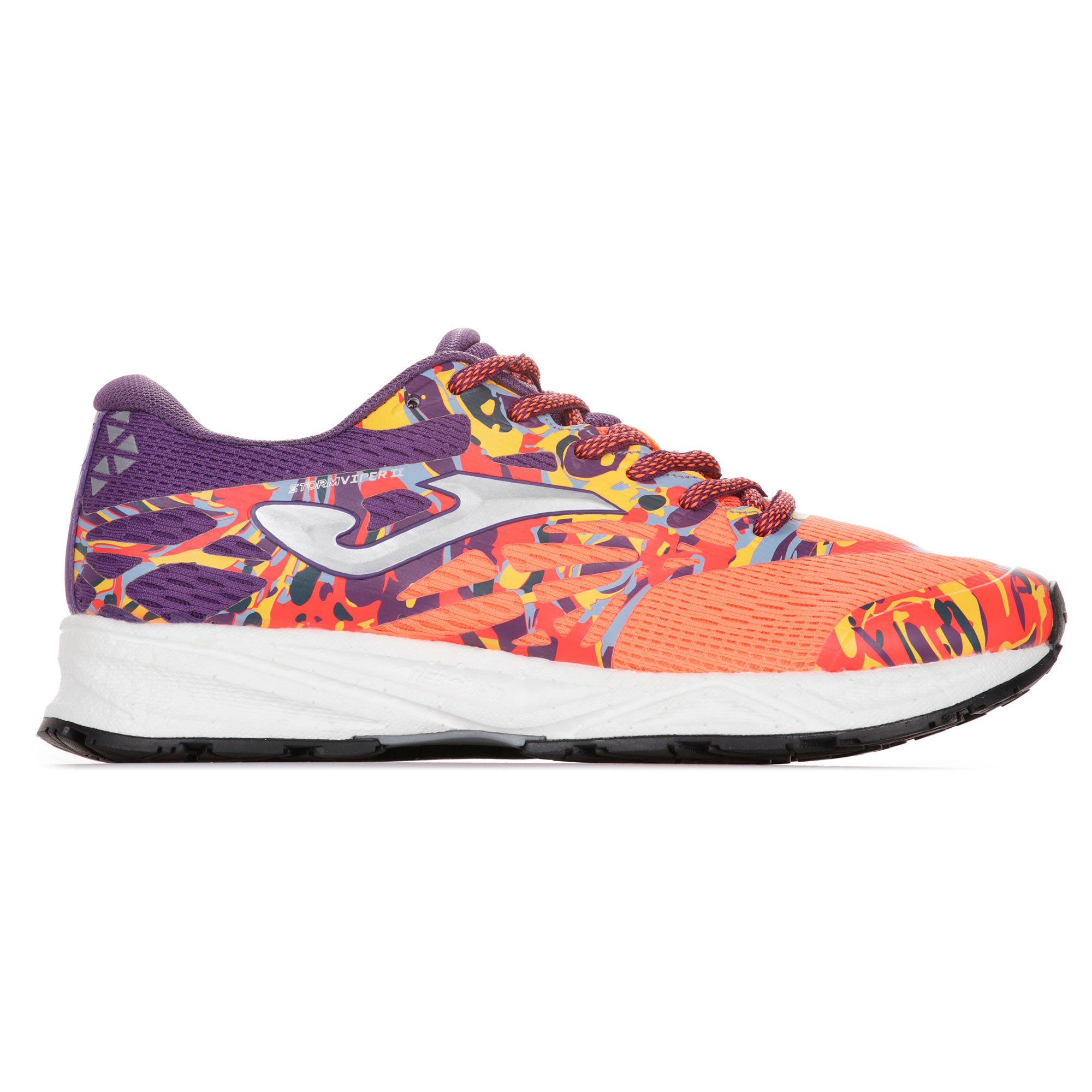 Zapatillas de Running Storm Viper Mujer Naranja Morado - Fútbol Factory