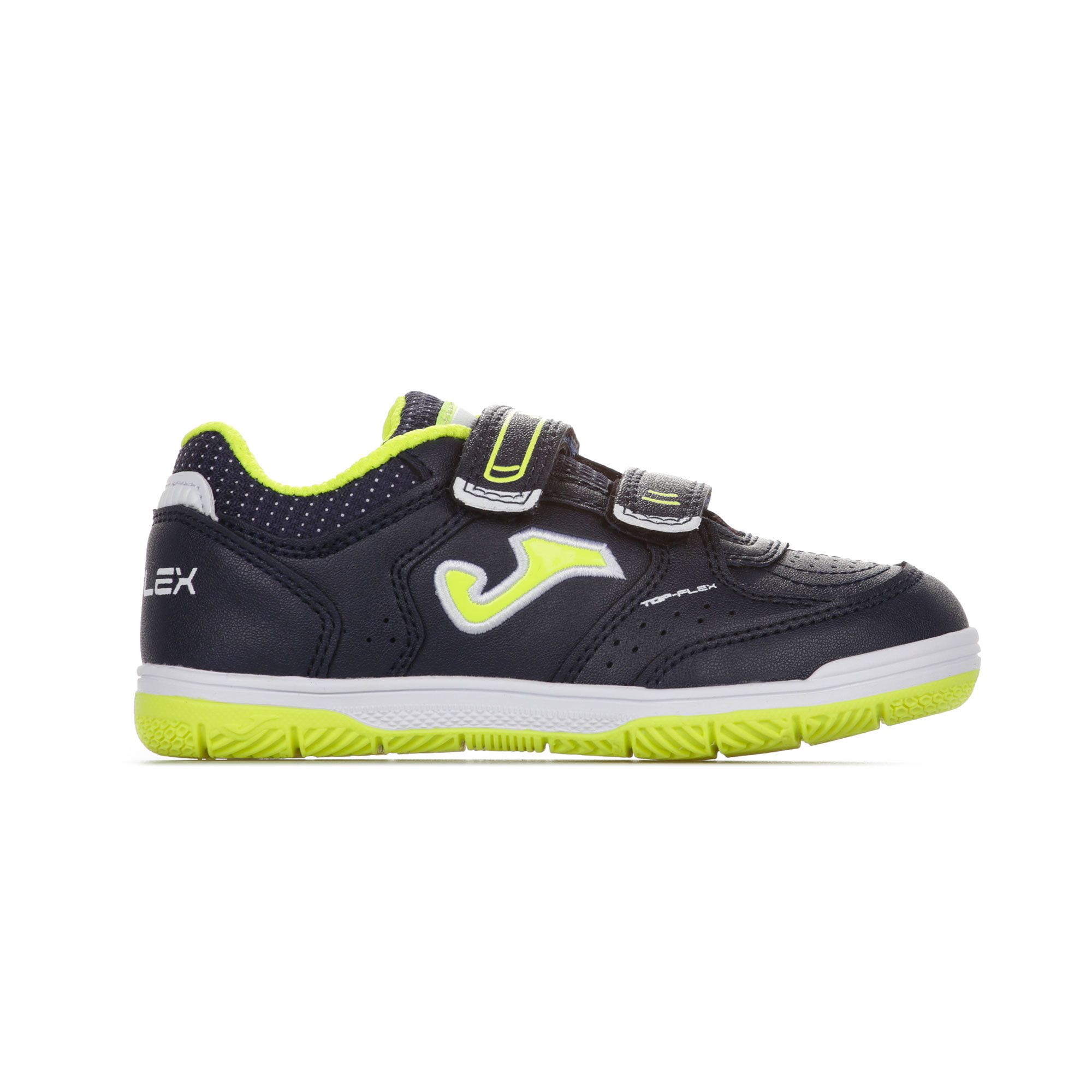 Zapatillas de Fútbol Sala Top Flex IN Velcro Junior Marino - Fútbol Factory