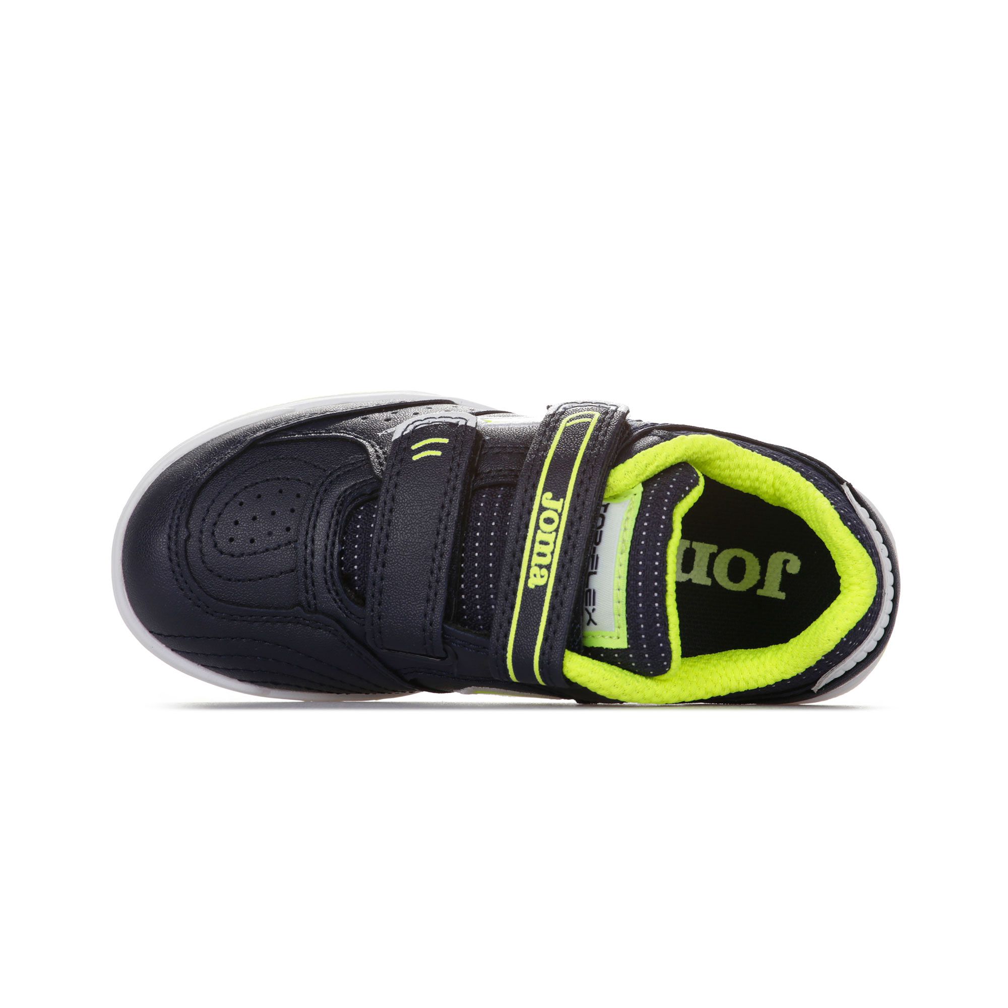 Zapatillas de Fútbol Sala Top Flex IN Velcro Junior Marino - Fútbol Factory