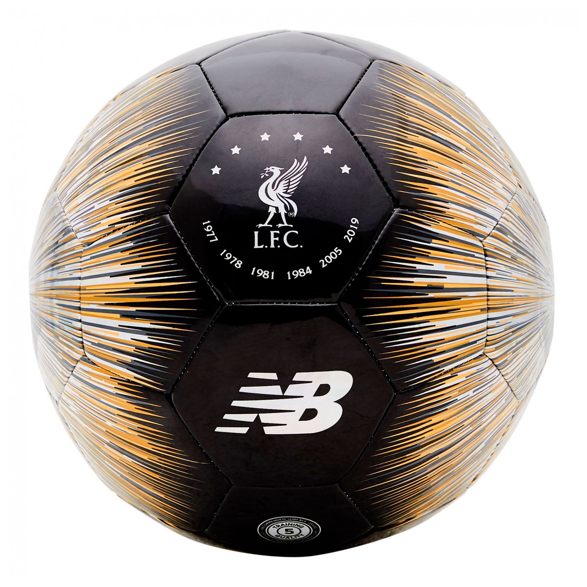 Balón de Fútbol 11 Liverpool FC 6 Times Negro - Fútbol Factory