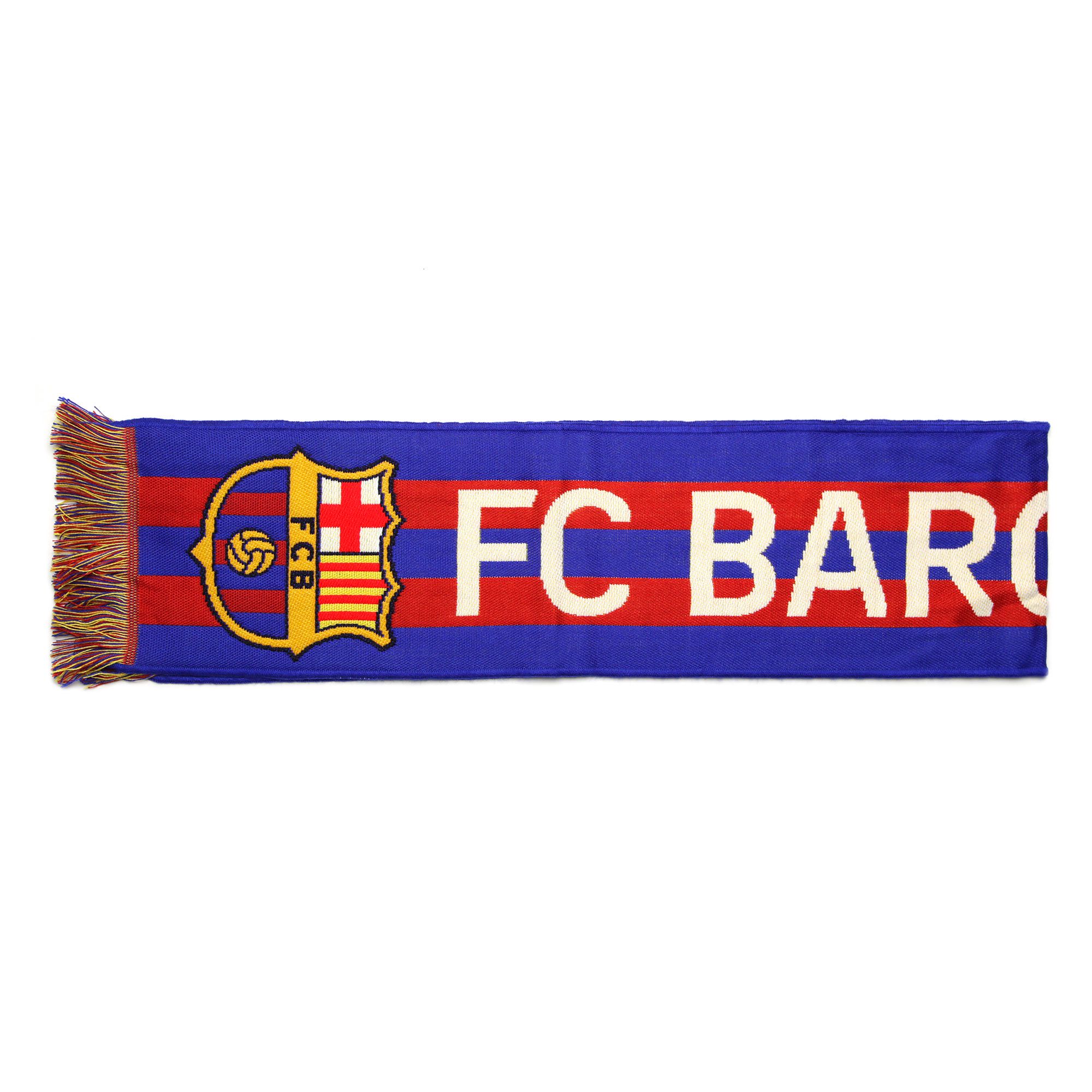 Bufanda Oficial del FC Barcelona 2019/2020 Lema Marino - Fútbol Factory