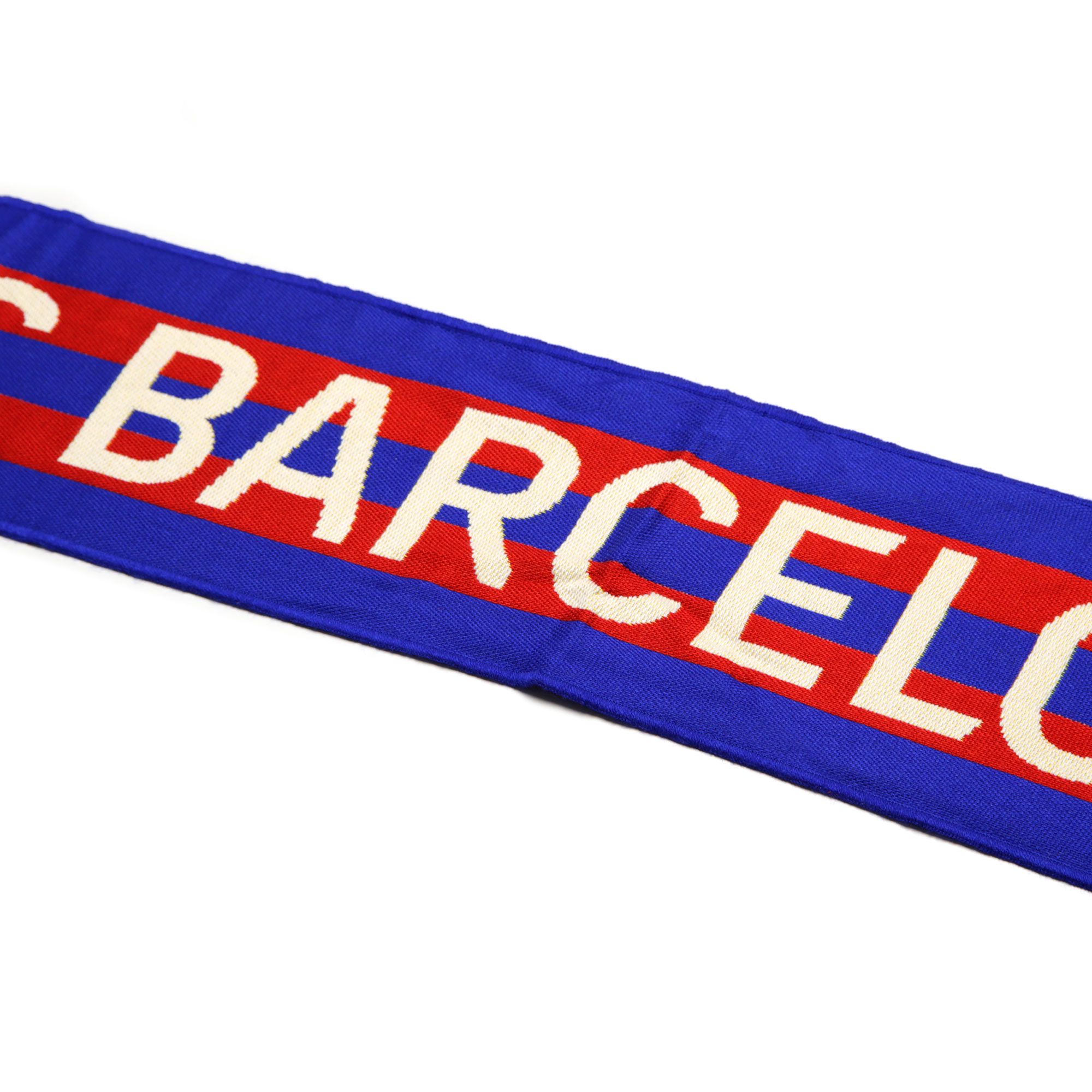 Bufanda Oficial del FC Barcelona 2019/2020 Lema Marino - Fútbol Factory