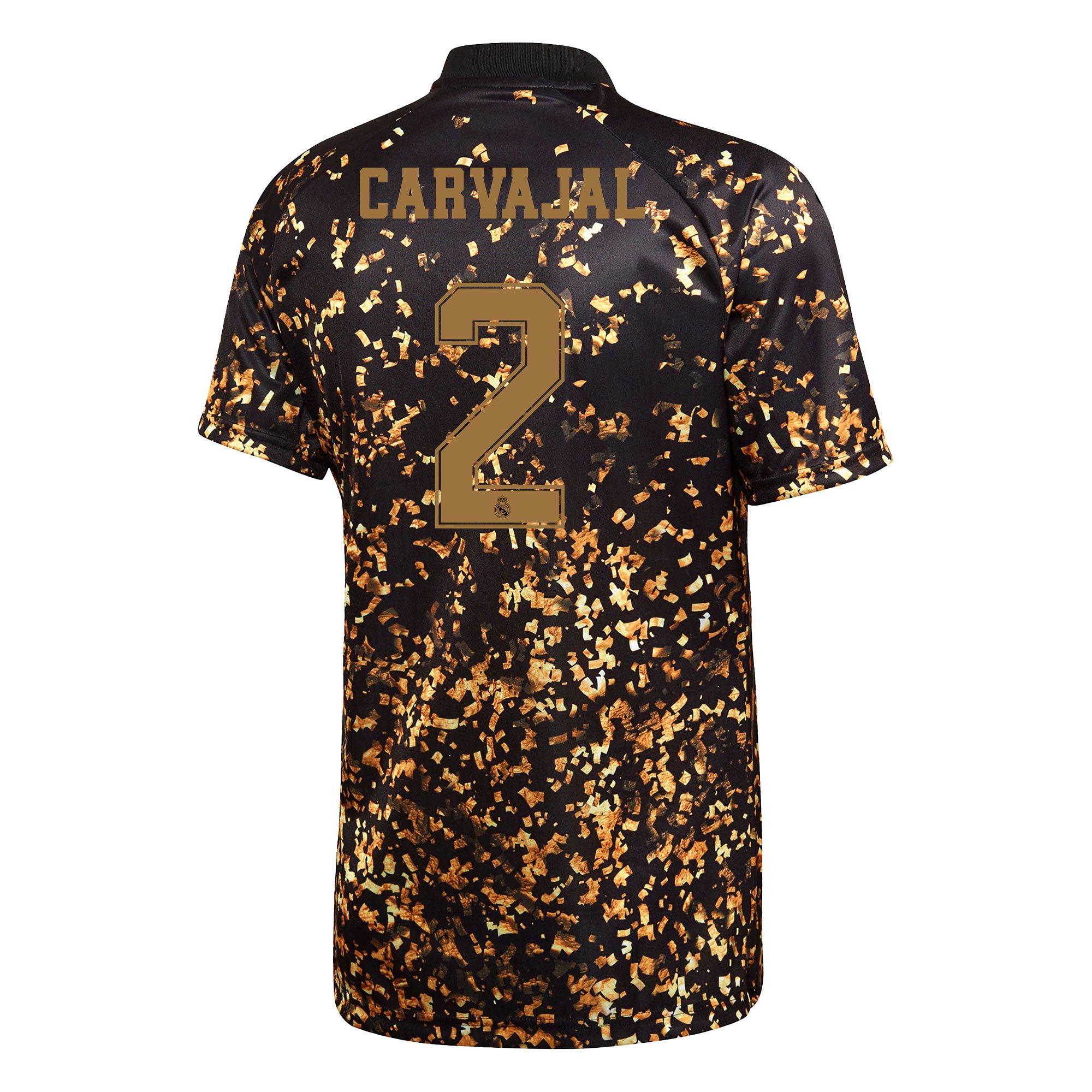 Camiseta 4ª Real Madrid 2019/2020 EA Sports Negro Dorado Carvajal - Fútbol Factory