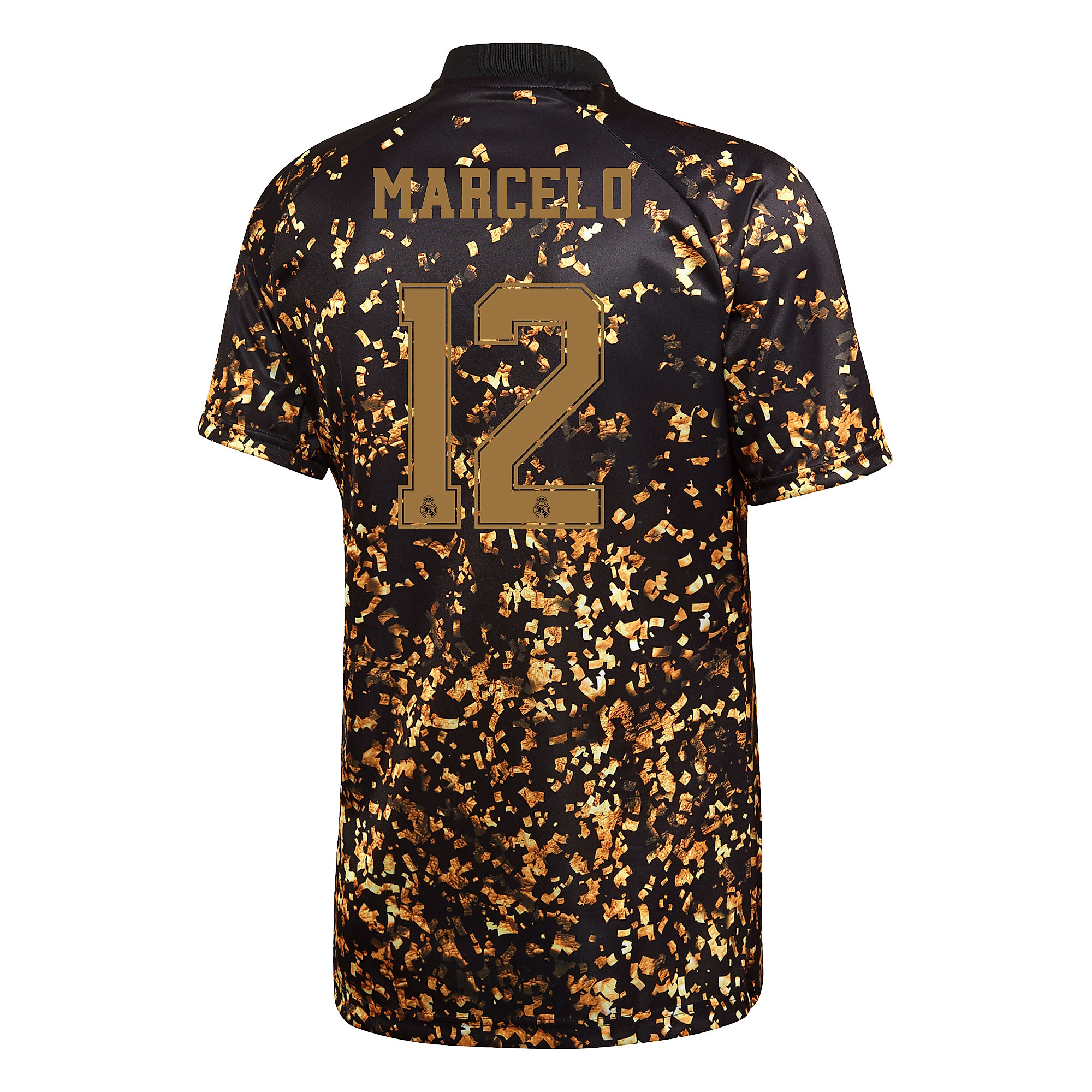 Camiseta 4ª Real Madrid 2019/2020 EA Sports Negro Dorado Marcelo - Fútbol Factory