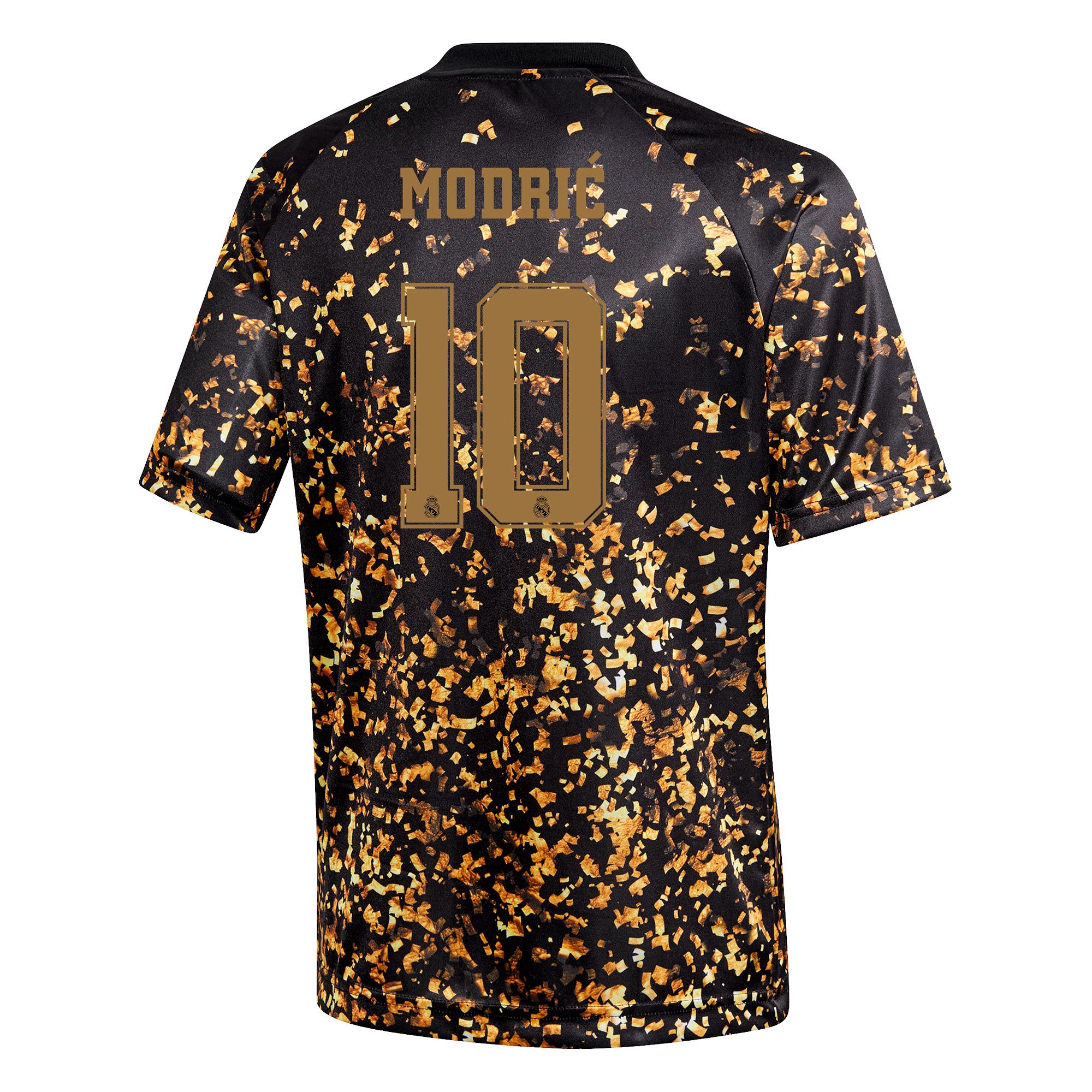 Camiseta 4ª Real Madrid 2019/2020 EA Sports Junior Negro Dorado Modric - Fútbol Factory