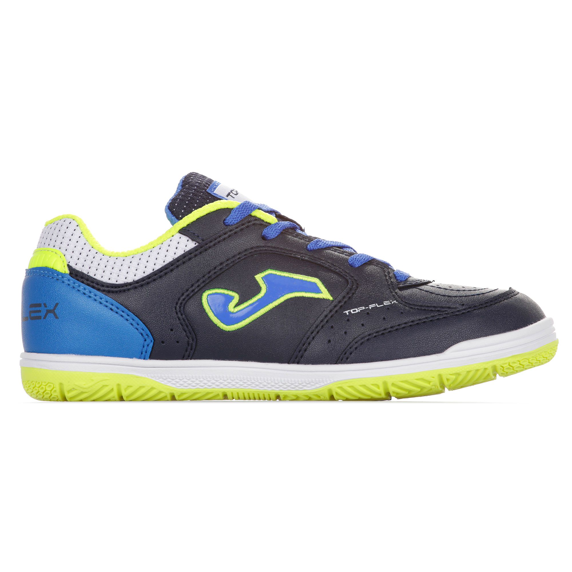 Zapatillas de Fútbol Sala Top Flex Junior Marino Amarillo - Fútbol Factory