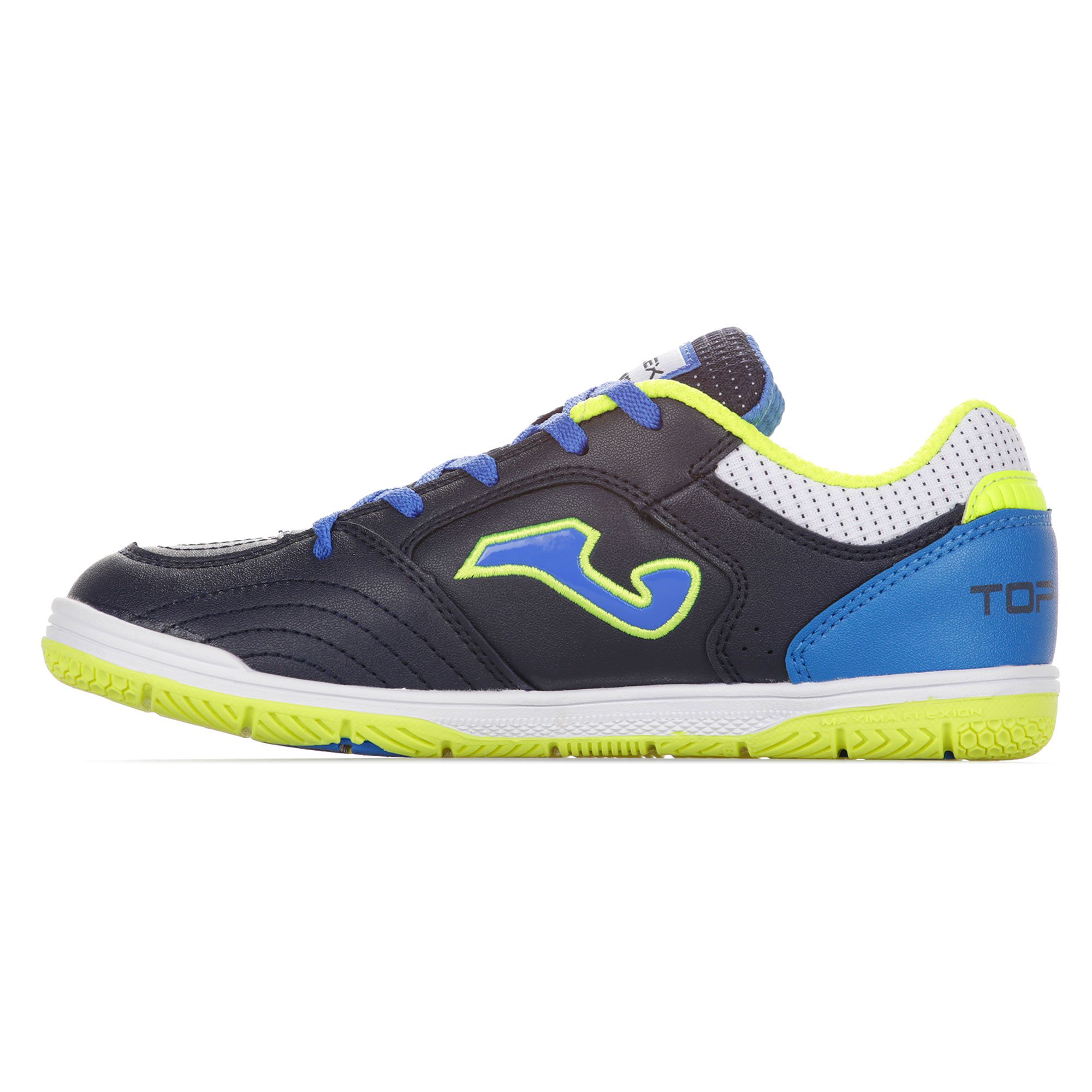 Zapatillas de Fútbol Sala Top Flex Junior Marino Amarillo - Fútbol Factory