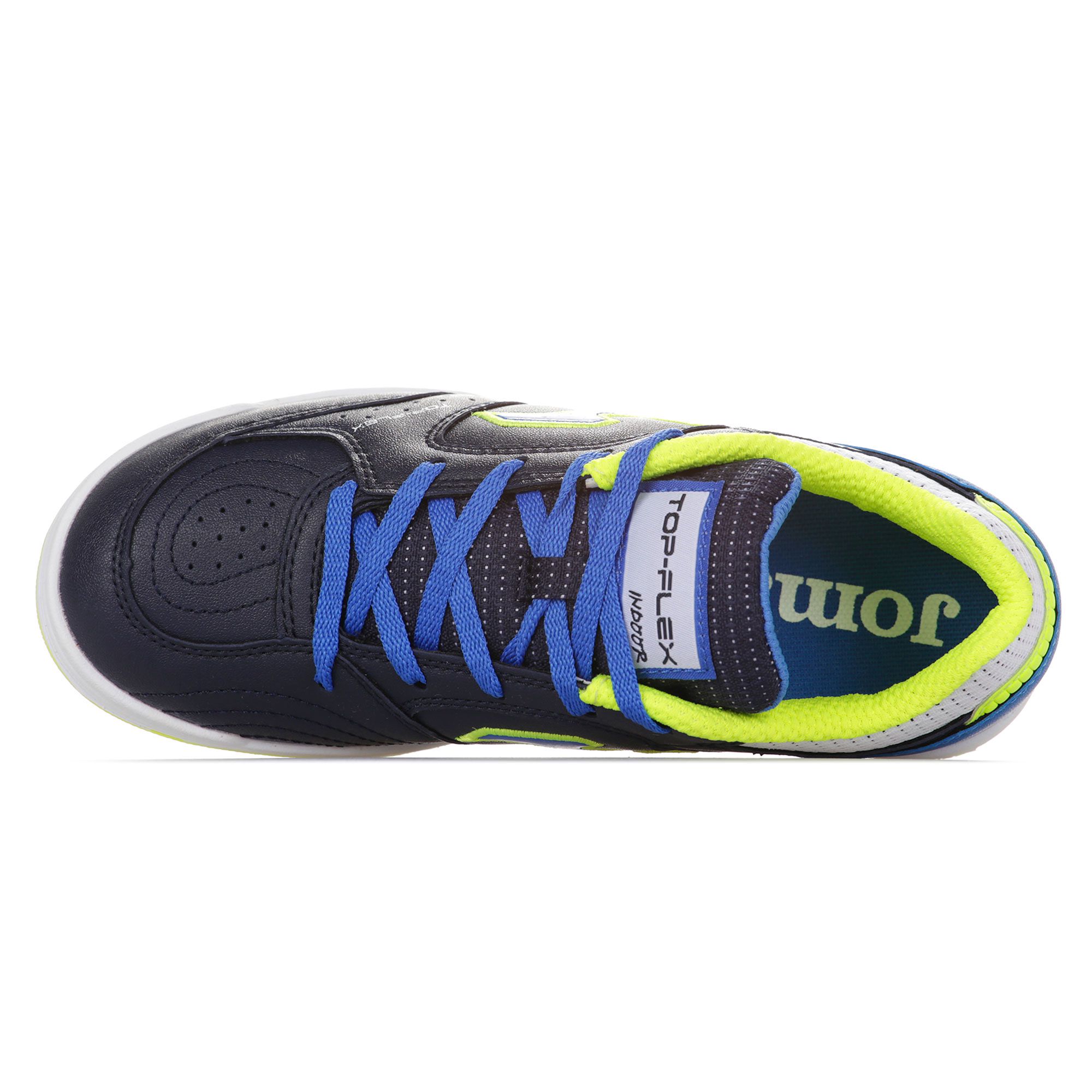 Zapatillas de Fútbol Sala Top Flex Junior Marino Amarillo - Fútbol Factory