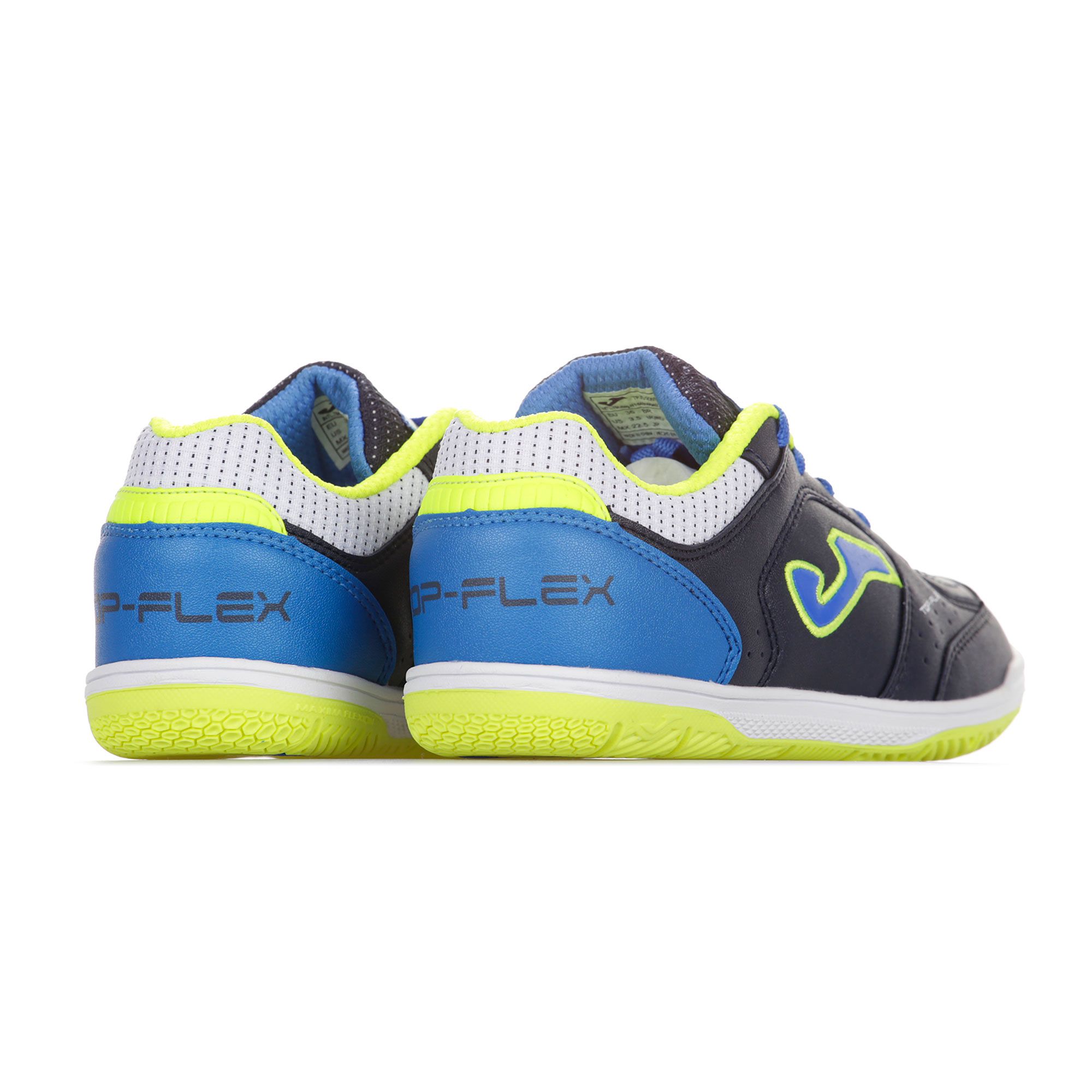 Zapatillas de Fútbol Sala Top Flex Junior Marino Amarillo - Fútbol Factory