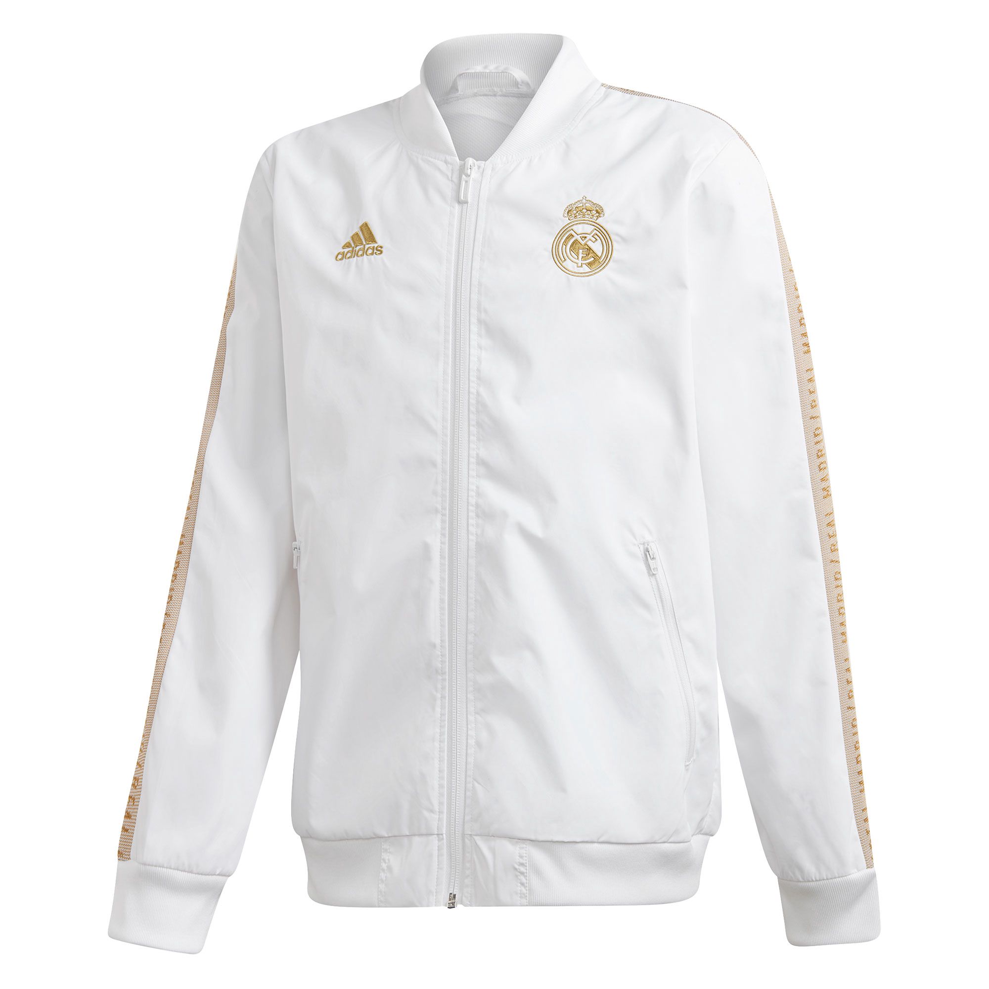 Chaqueta de Prepartido Real Madrid 2019/2020 Junior Blanco - Fútbol Factory