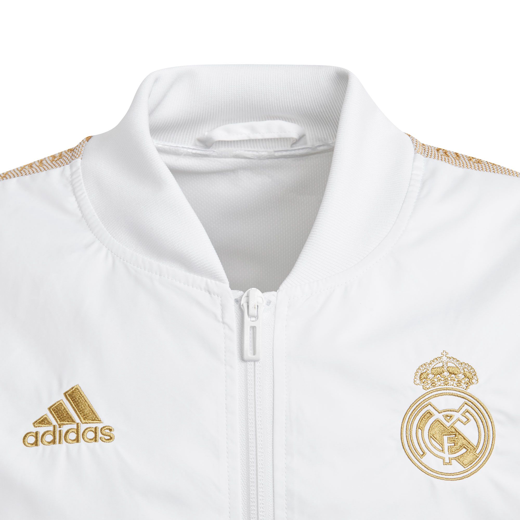 Chaqueta de Prepartido Real Madrid 2019/2020 Junior Blanco - Fútbol Factory