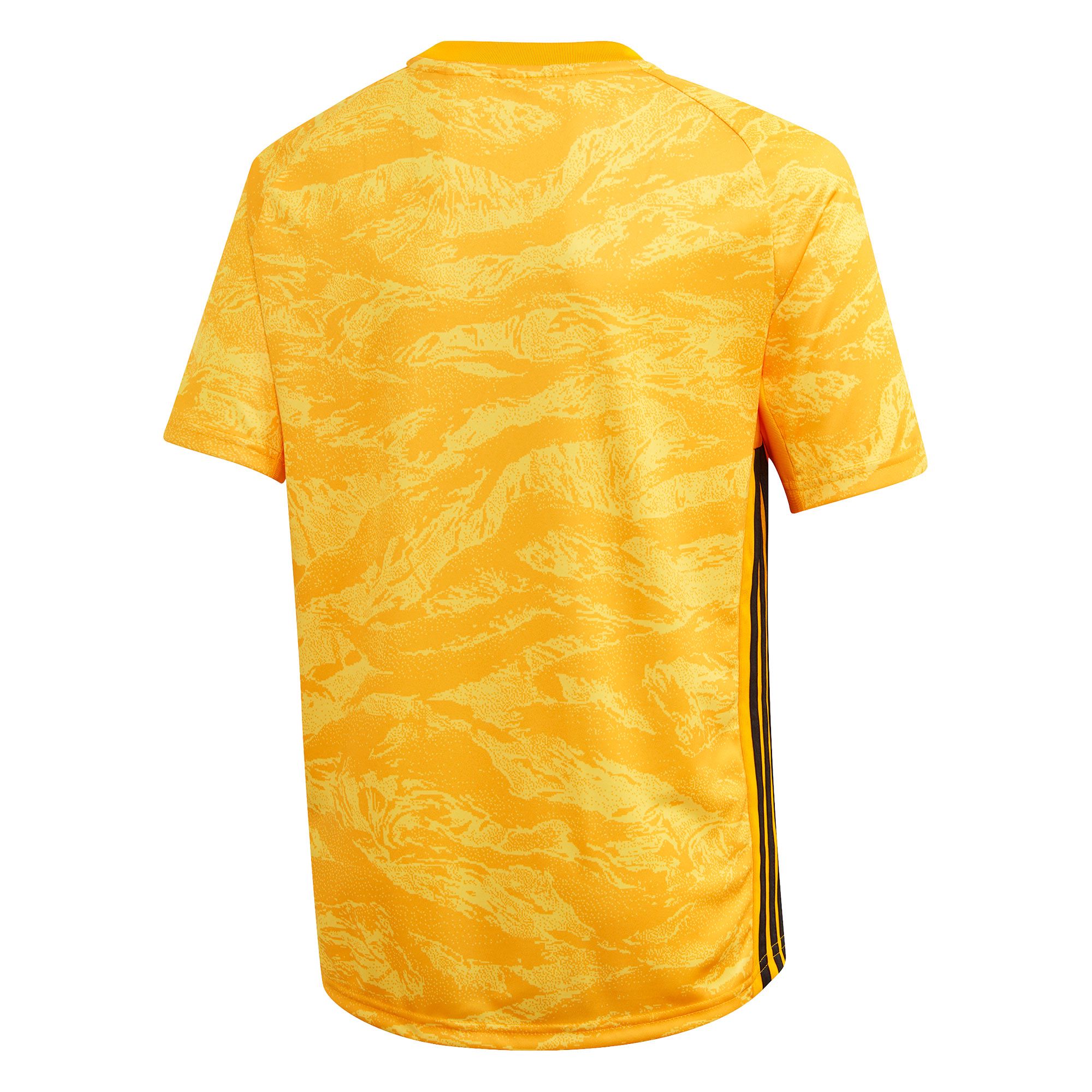 Conjunto 1ª Real Madrid Portero 2019/2020 Junior Amarillo - Fútbol Factory