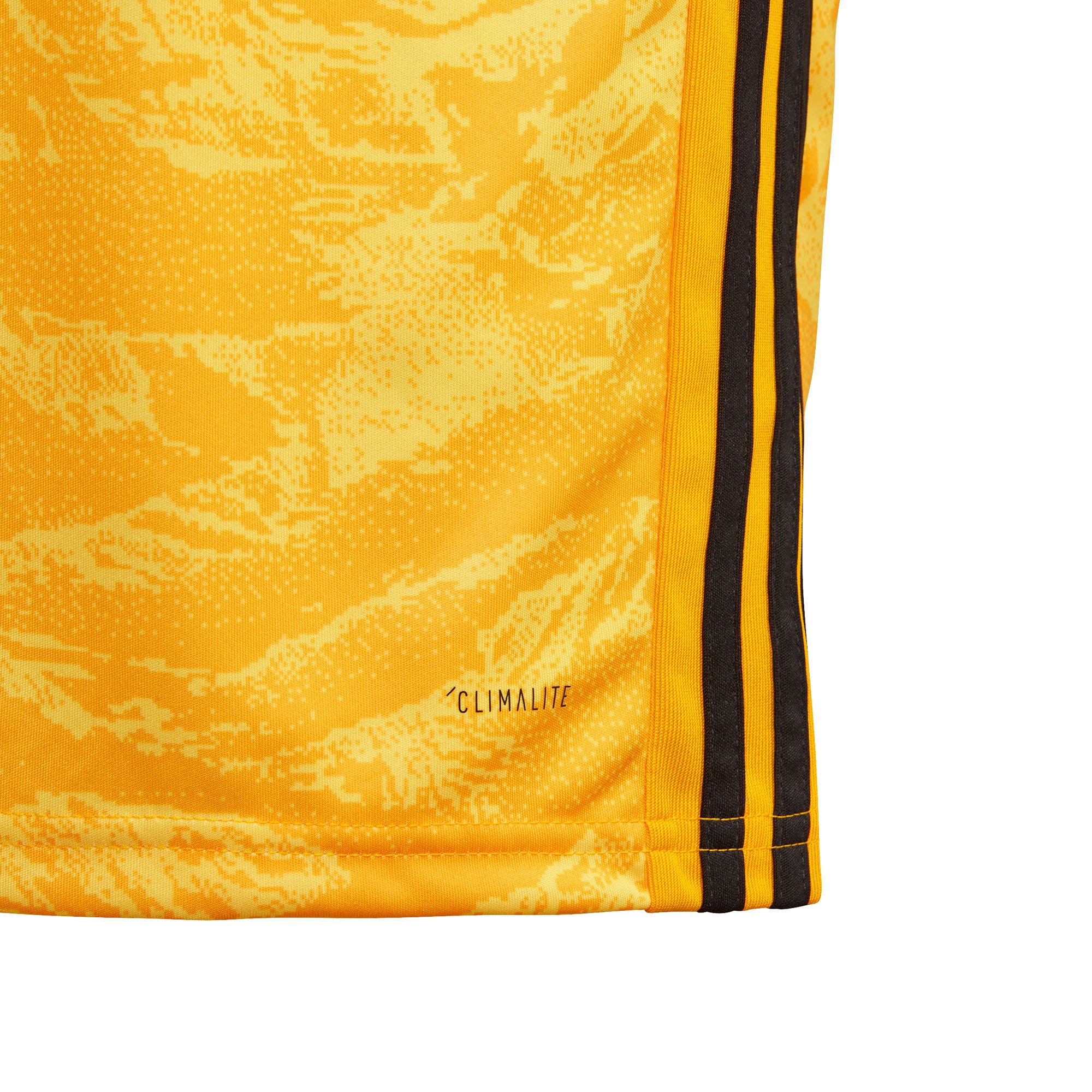 Conjunto 1ª Real Madrid Portero 2019/2020 Junior Amarillo - Fútbol Factory