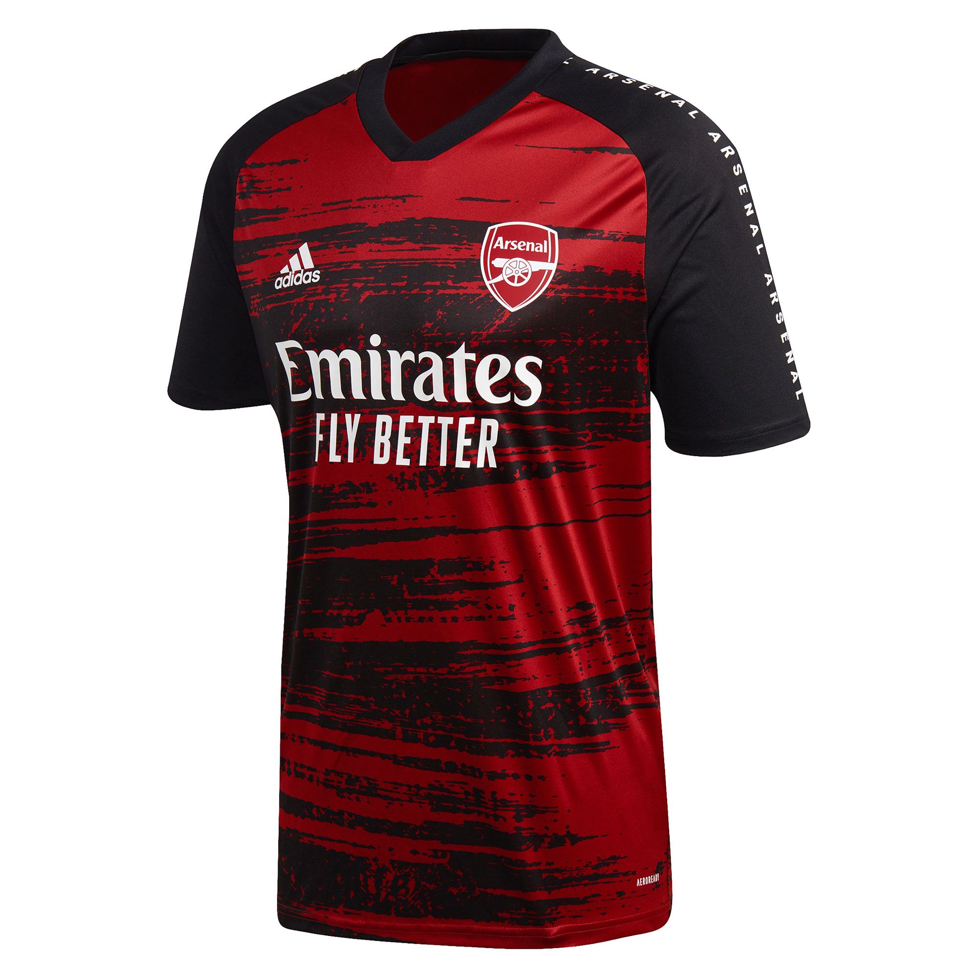 Camiseta de Calentamiento Arsenal FC 2020/2021 Granate - Fútbol Factory