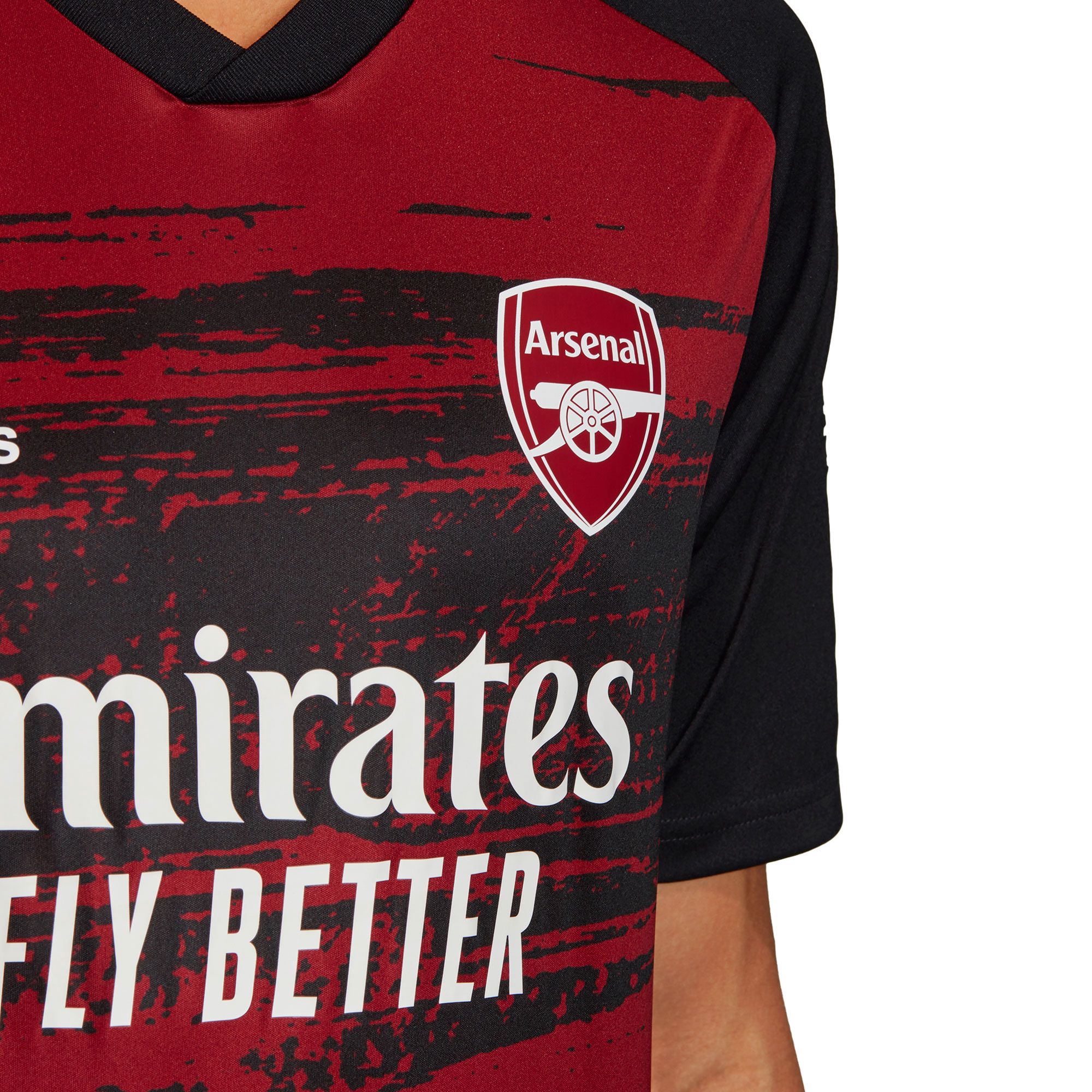 Camiseta de Calentamiento Arsenal FC 2020/2021 Granate - Fútbol Factory