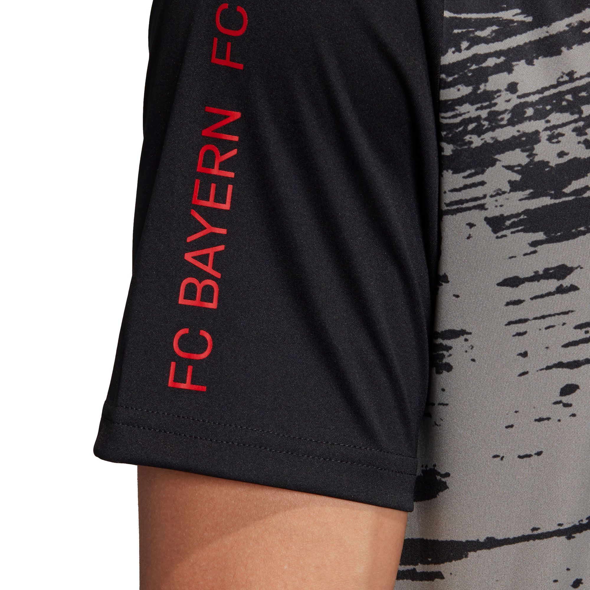 Camiseta de Calentamiento FC Bayern 2020/2021 Gris Negro - Fútbol Factory