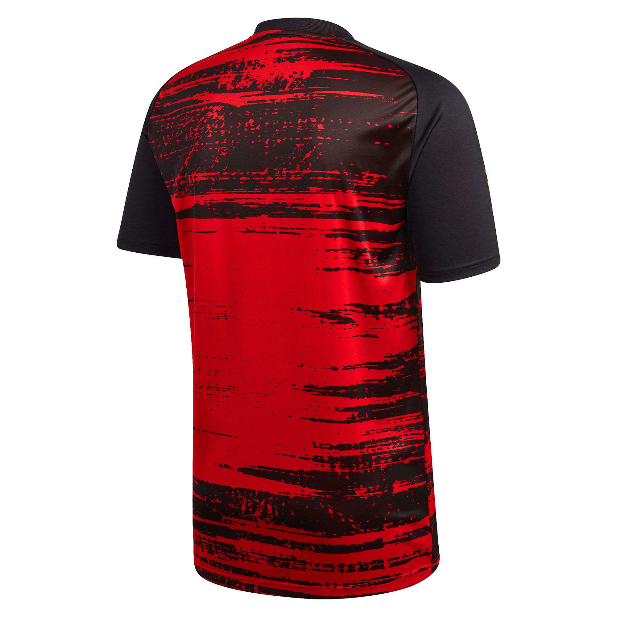 Camiseta de Calentamiento Manchester United 2020/2021 Rojo Negro - Fútbol Factory