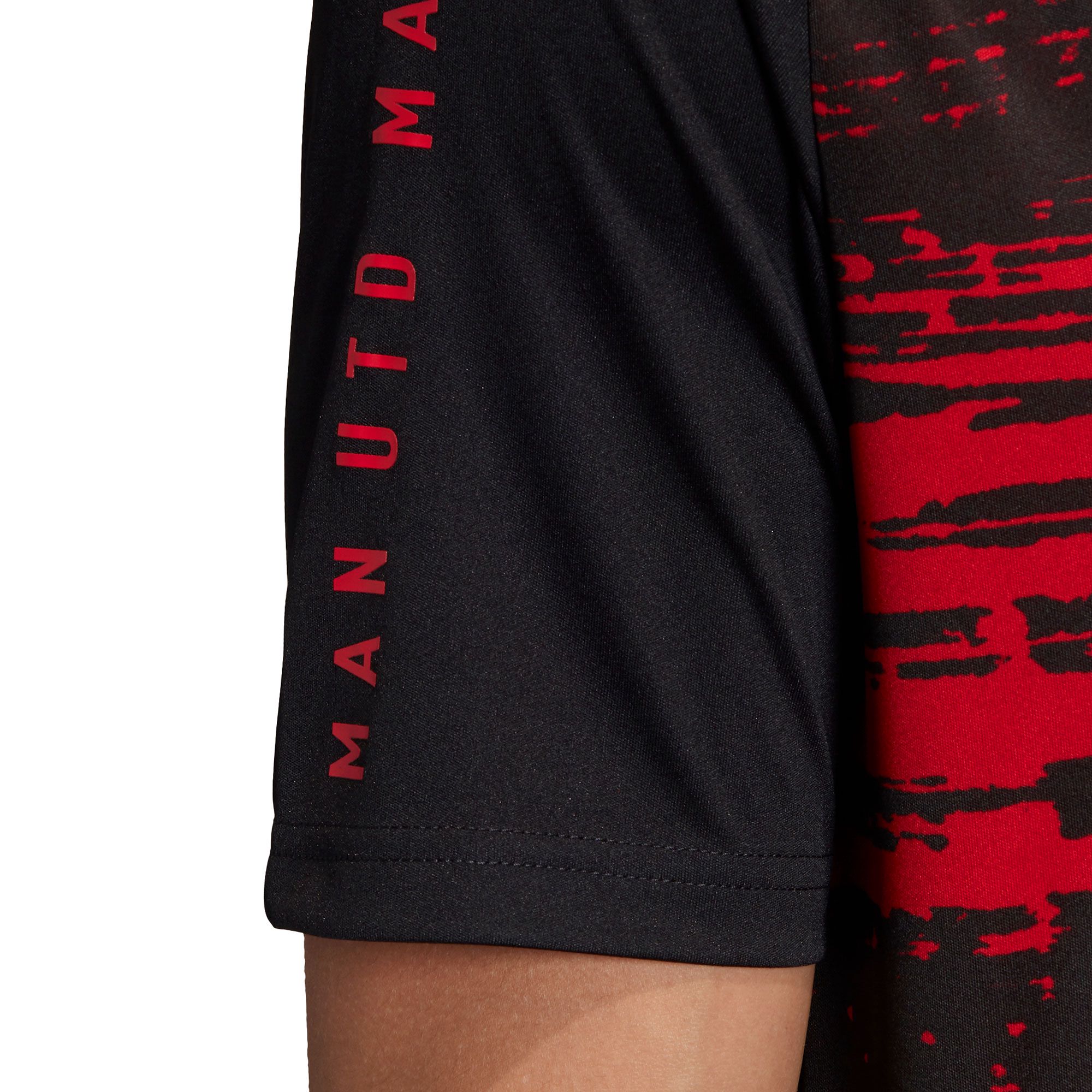 Camiseta de Calentamiento Manchester United 2020/2021 Rojo Negro - Fútbol Factory