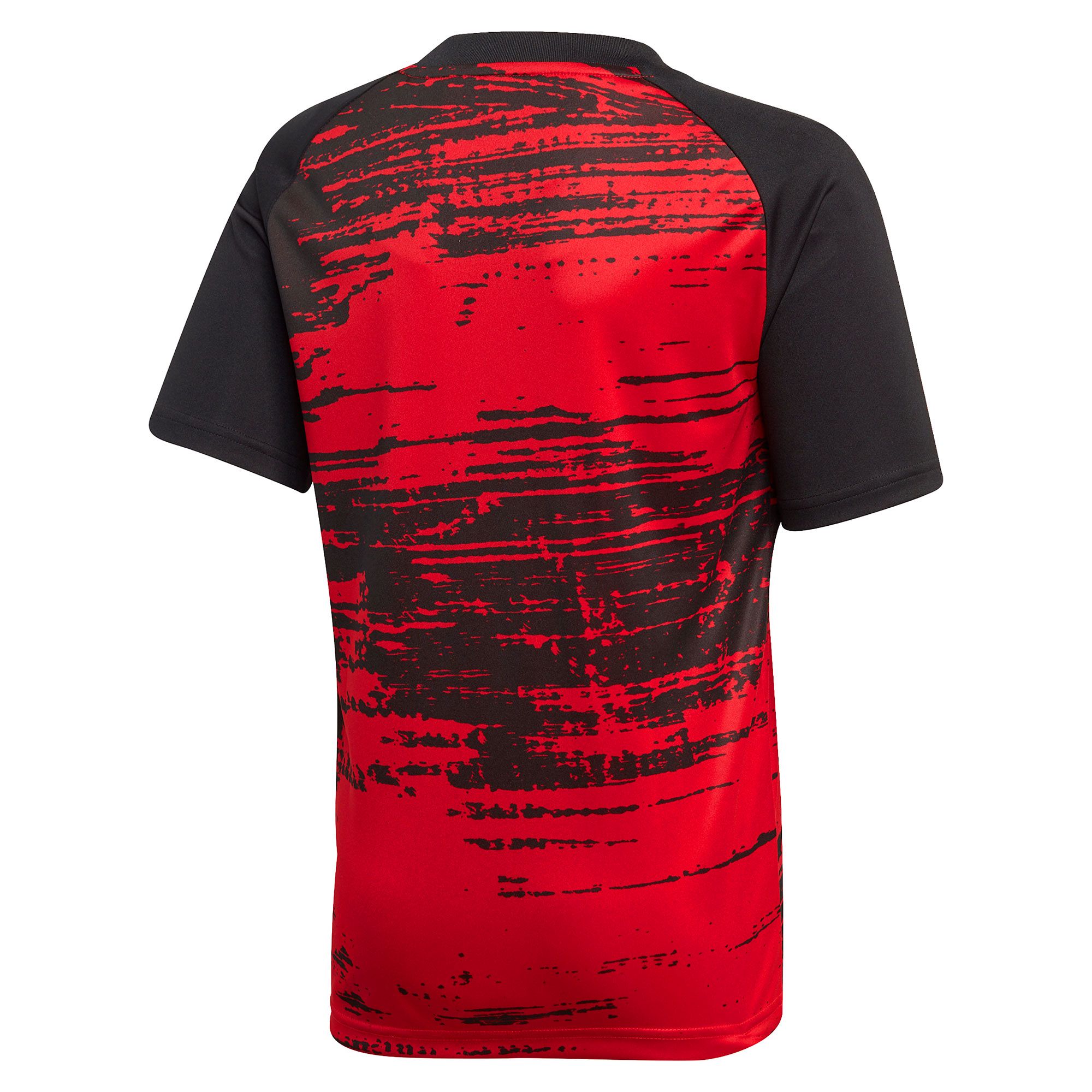 Camiseta de Calentamiento Manchester United 2020/2021 Junior Rojo Negro - Fútbol Factory