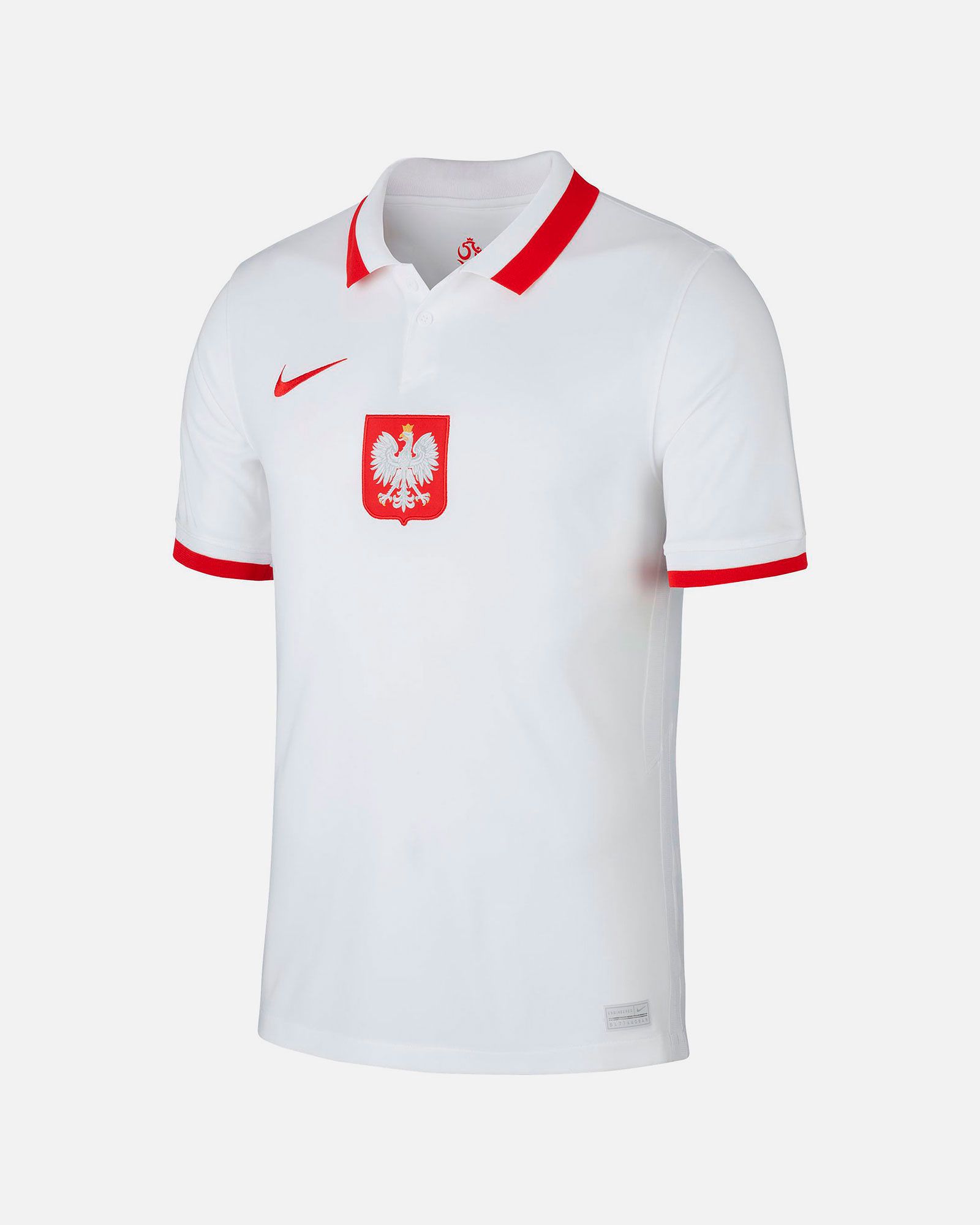 Camiseta 1ª Polonia Eurocopa 2021 Blanco Rojo - Fútbol Factory