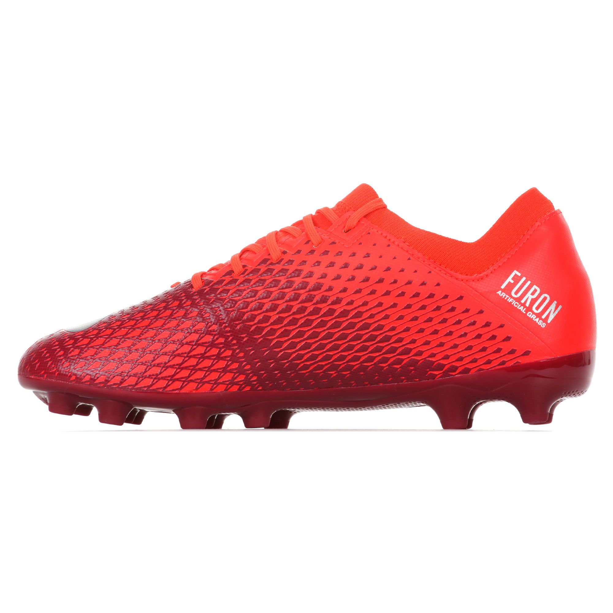 Botas de Fútbol Furon V6 Dispatch AG Rojo - Fútbol Factory